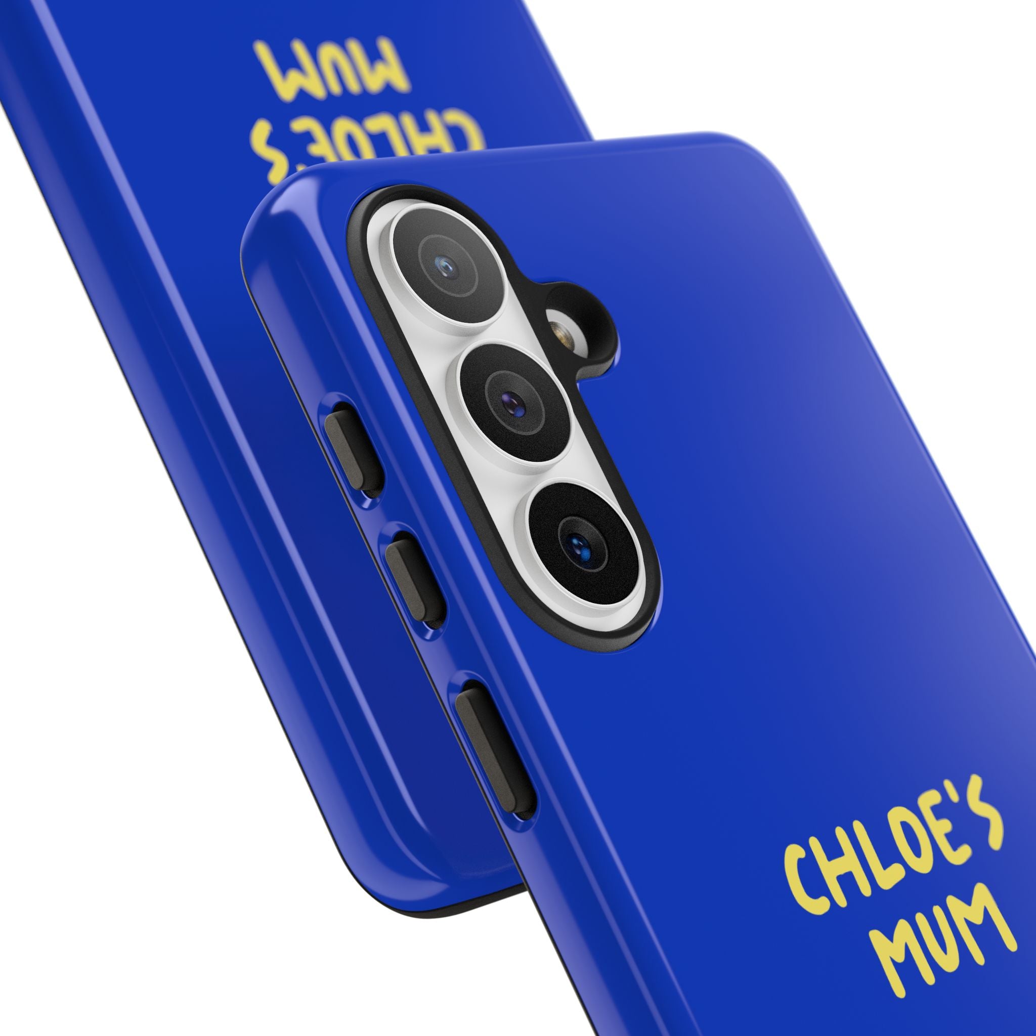 Phone Case Blue color with custom text