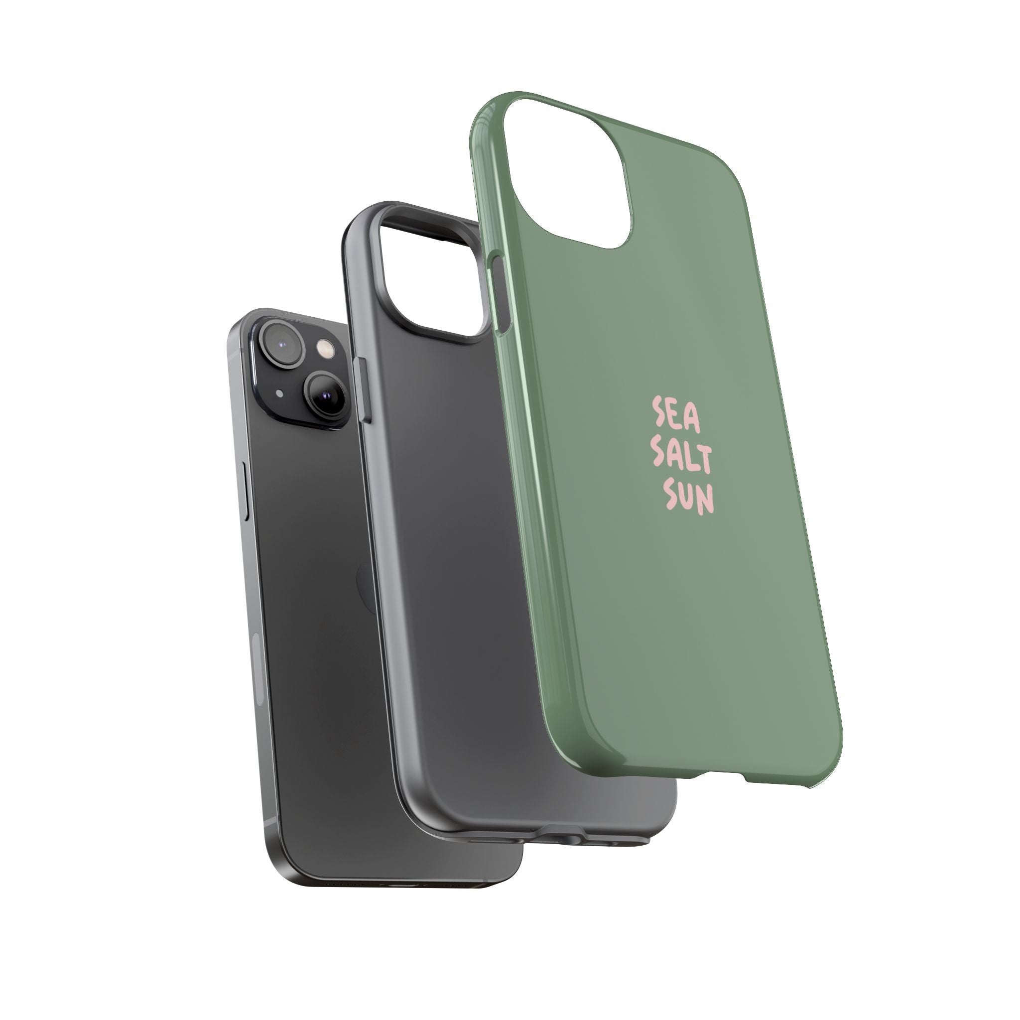 AUS - Phone Case Green color with custom text