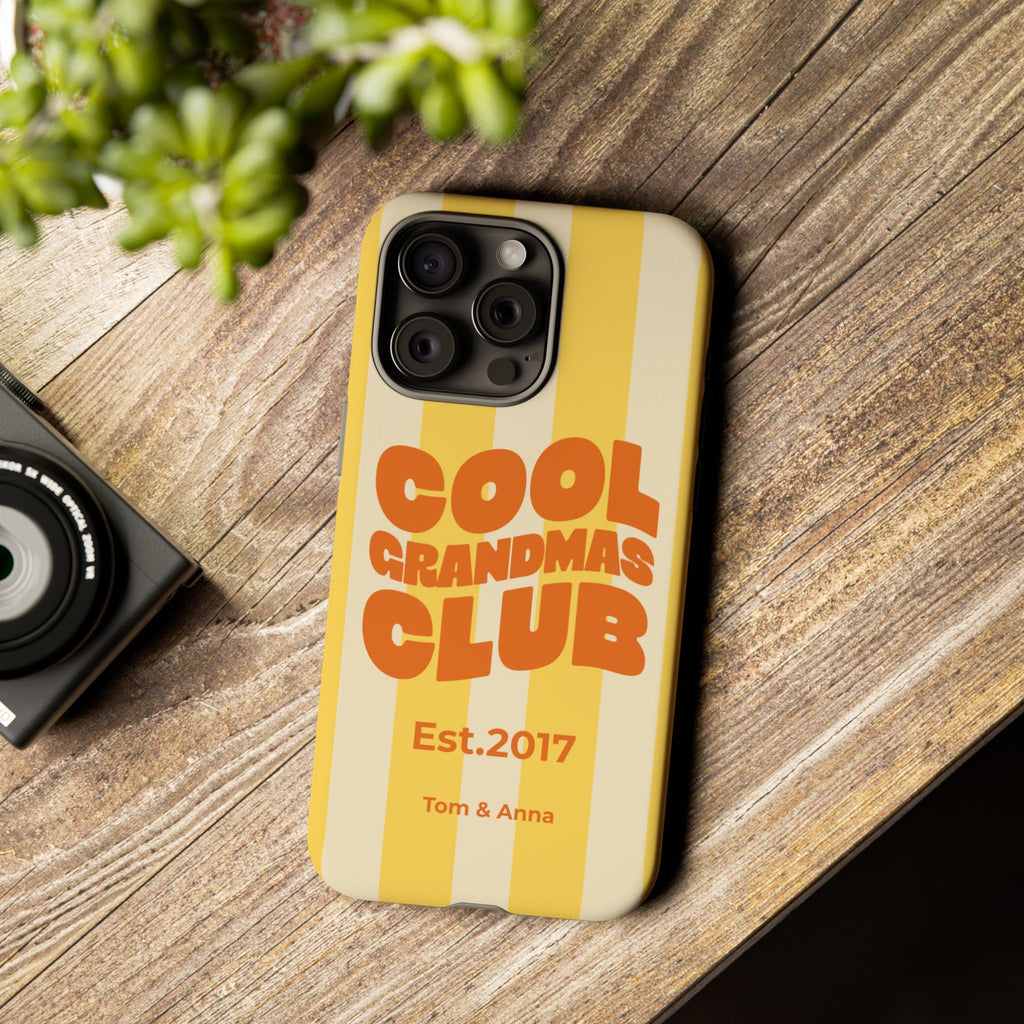 AUS - Phone Case Cool Grandmas Club & Names of children