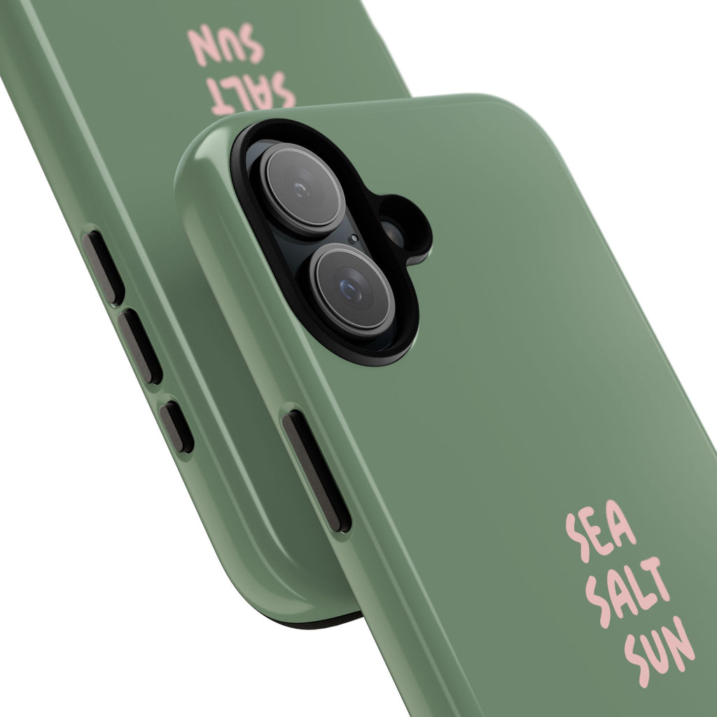 AUS - Phone Case Green color with custom text