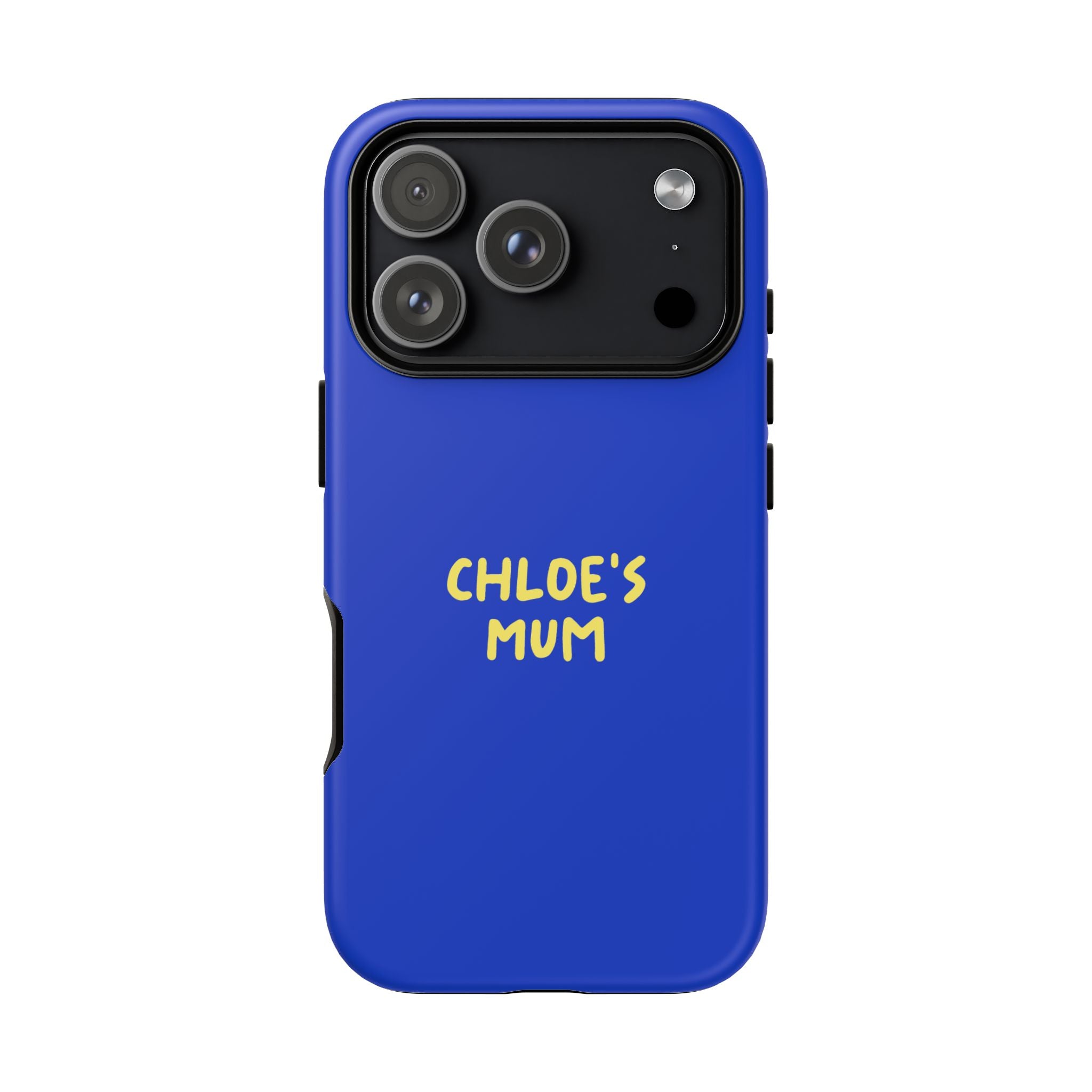 Phone Case Blue color with custom text