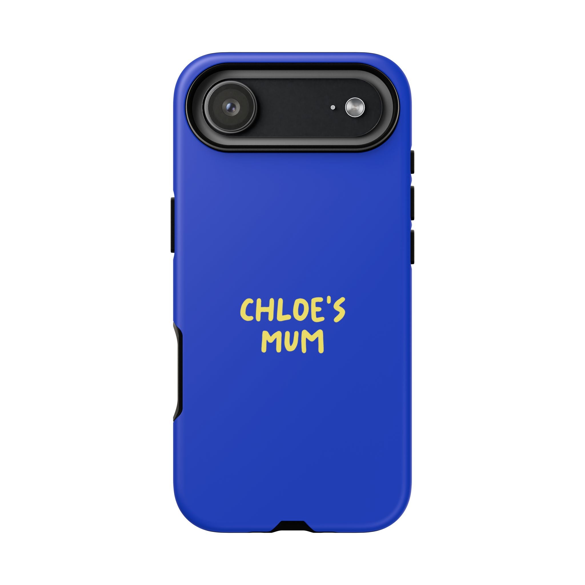 Phone Case Blue color with custom text