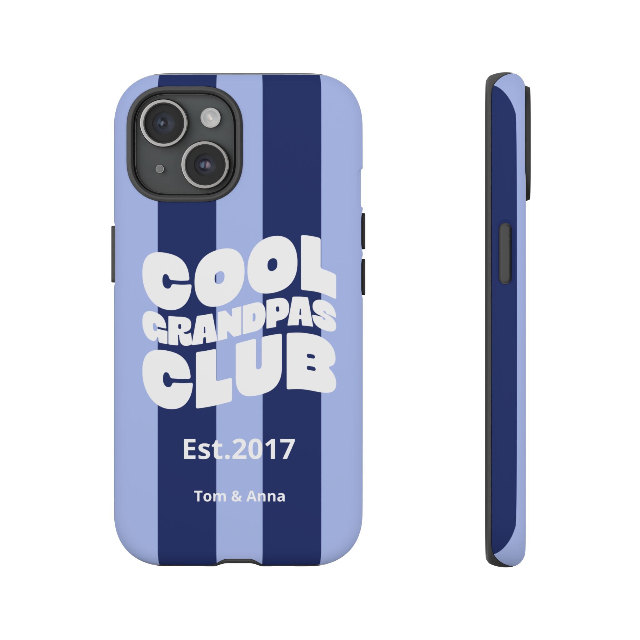 Phone Case Cool Grandpas Club & Names of grandchildren