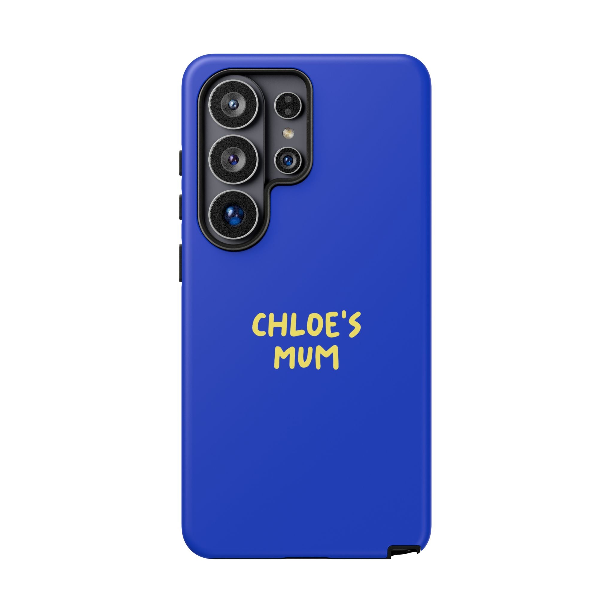 Phone Case Blue color with custom text