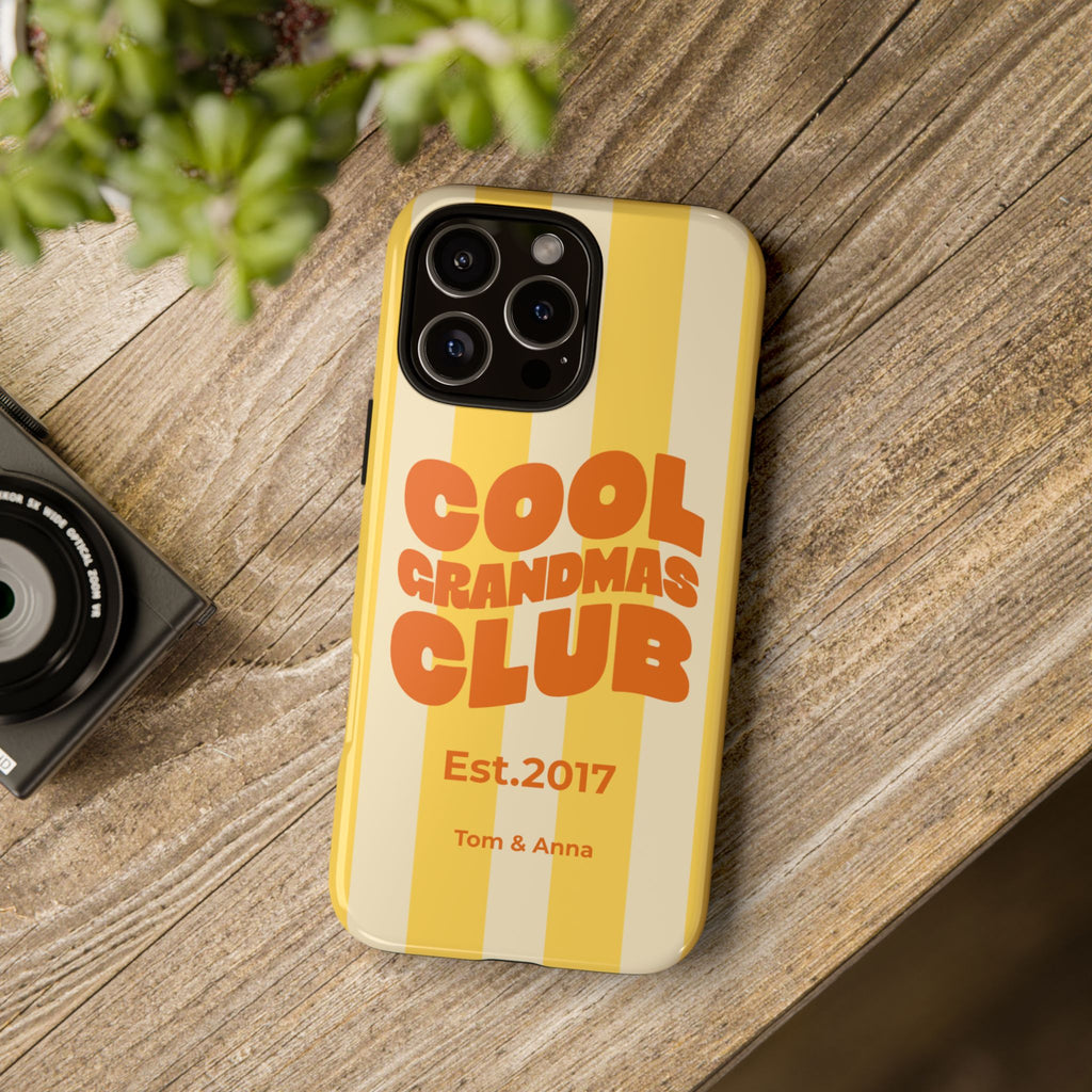 AUS - Phone Case Cool Grandmas Club & Names of children