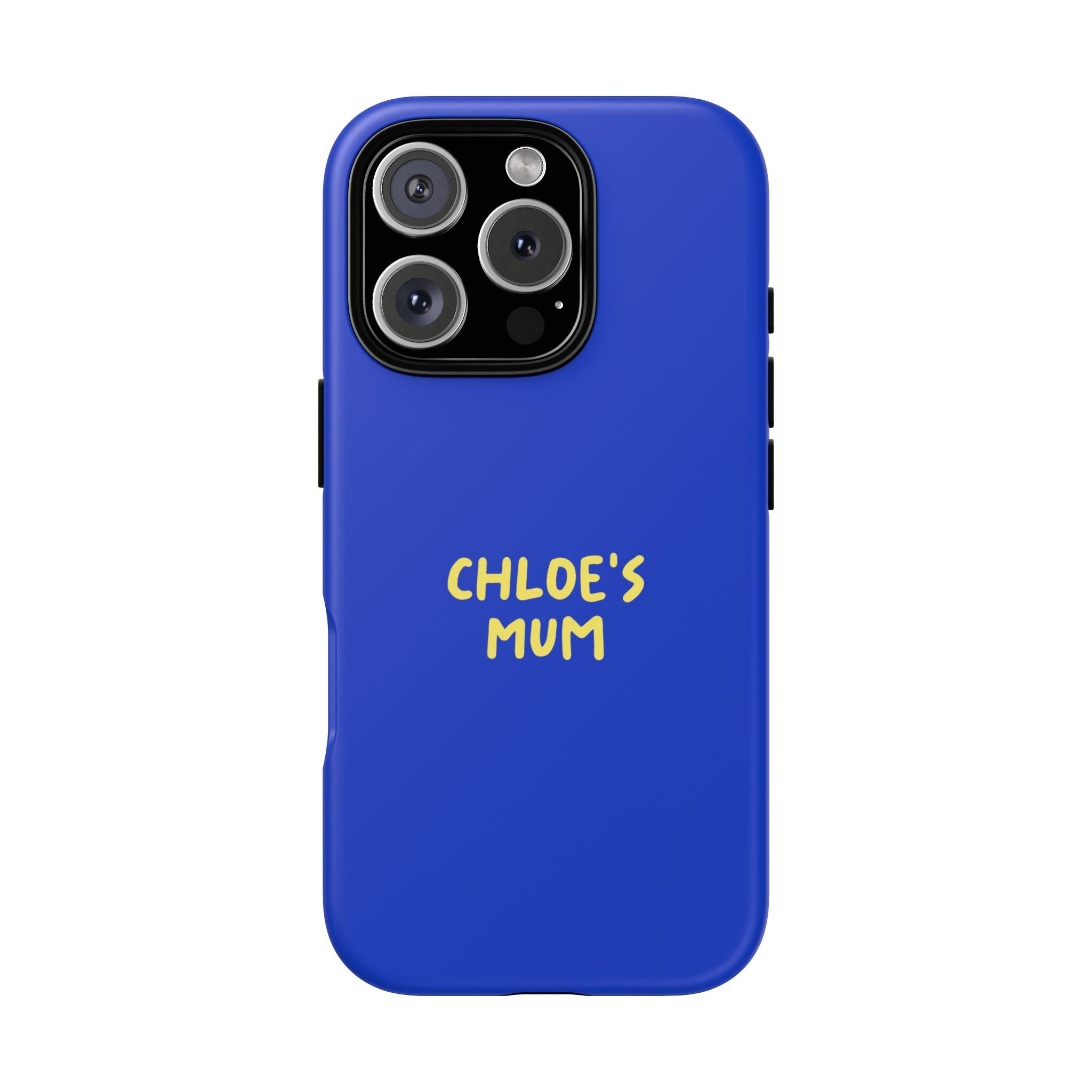 Phone Case Blue color with custom text