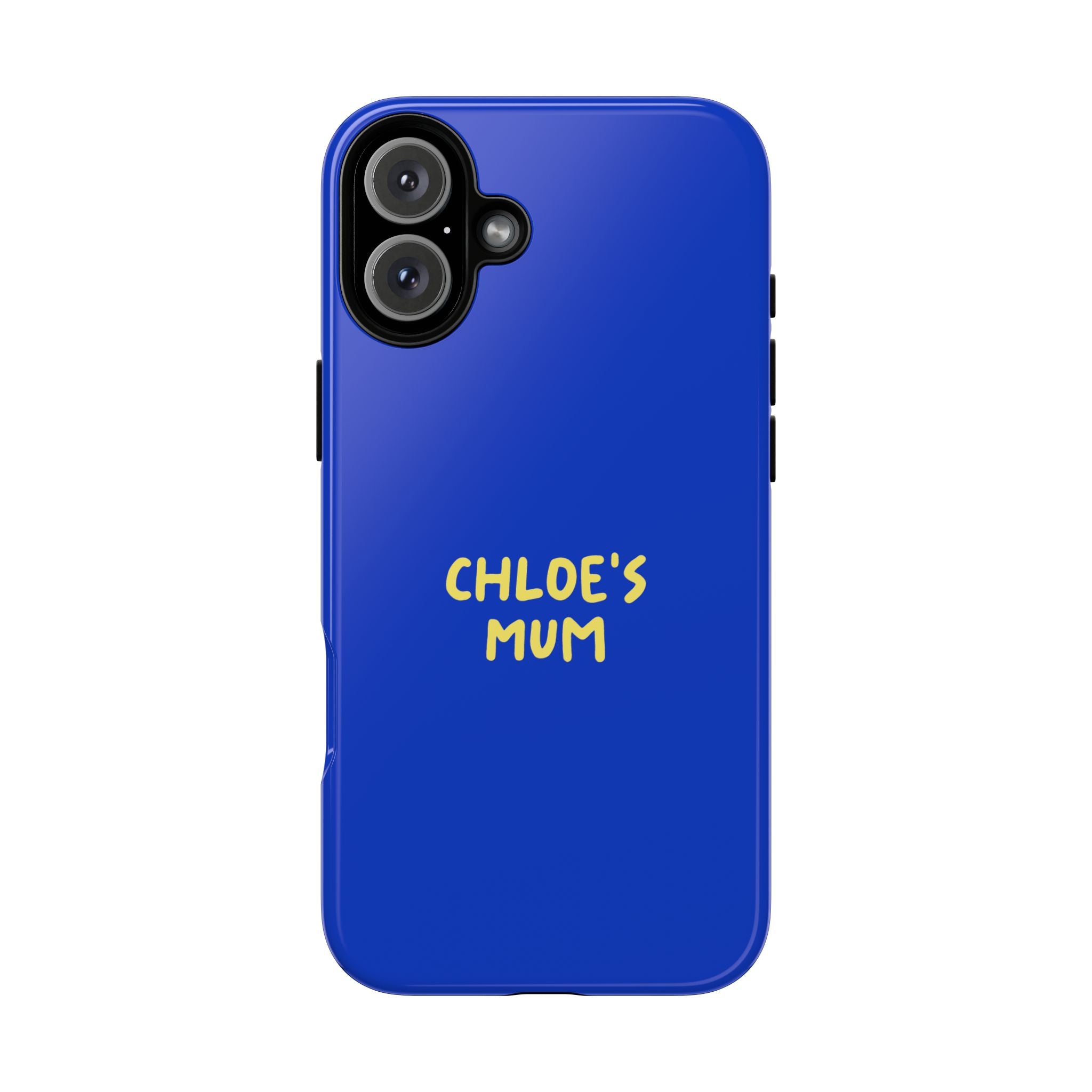Phone Case Blue color with custom text