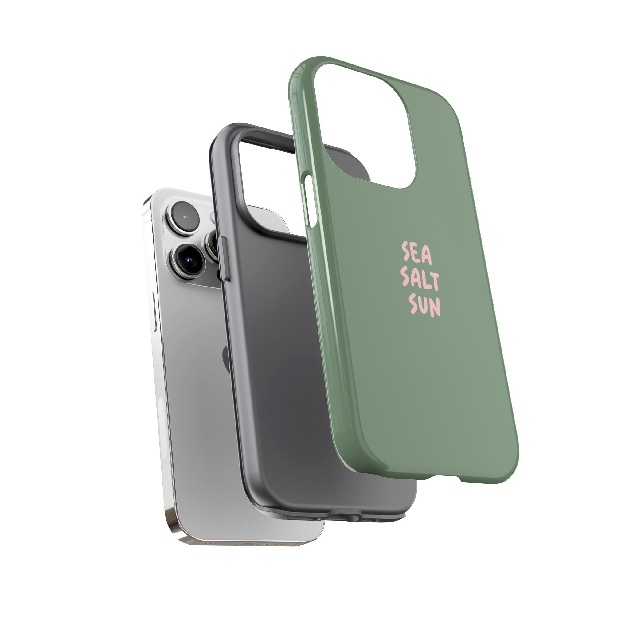AUS - Phone Case Green color with custom text