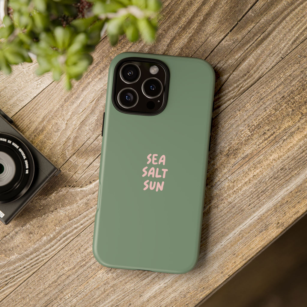 AUS - Phone Case Green color with custom text