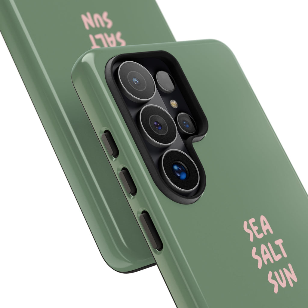 AUS - Phone Case Green color with custom text