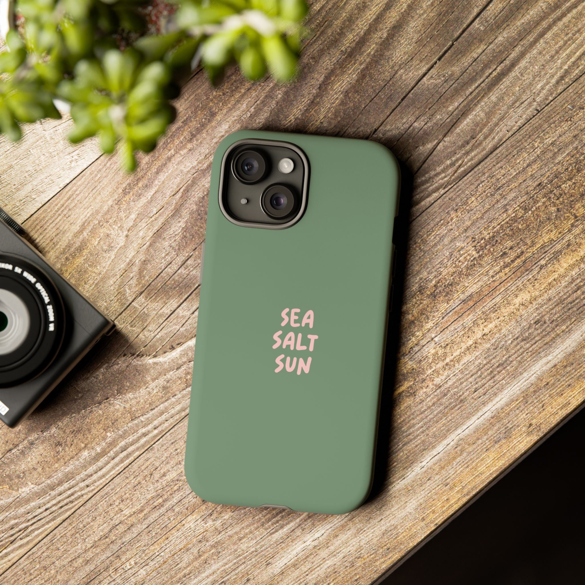 AUS - Phone Case Green color with custom text