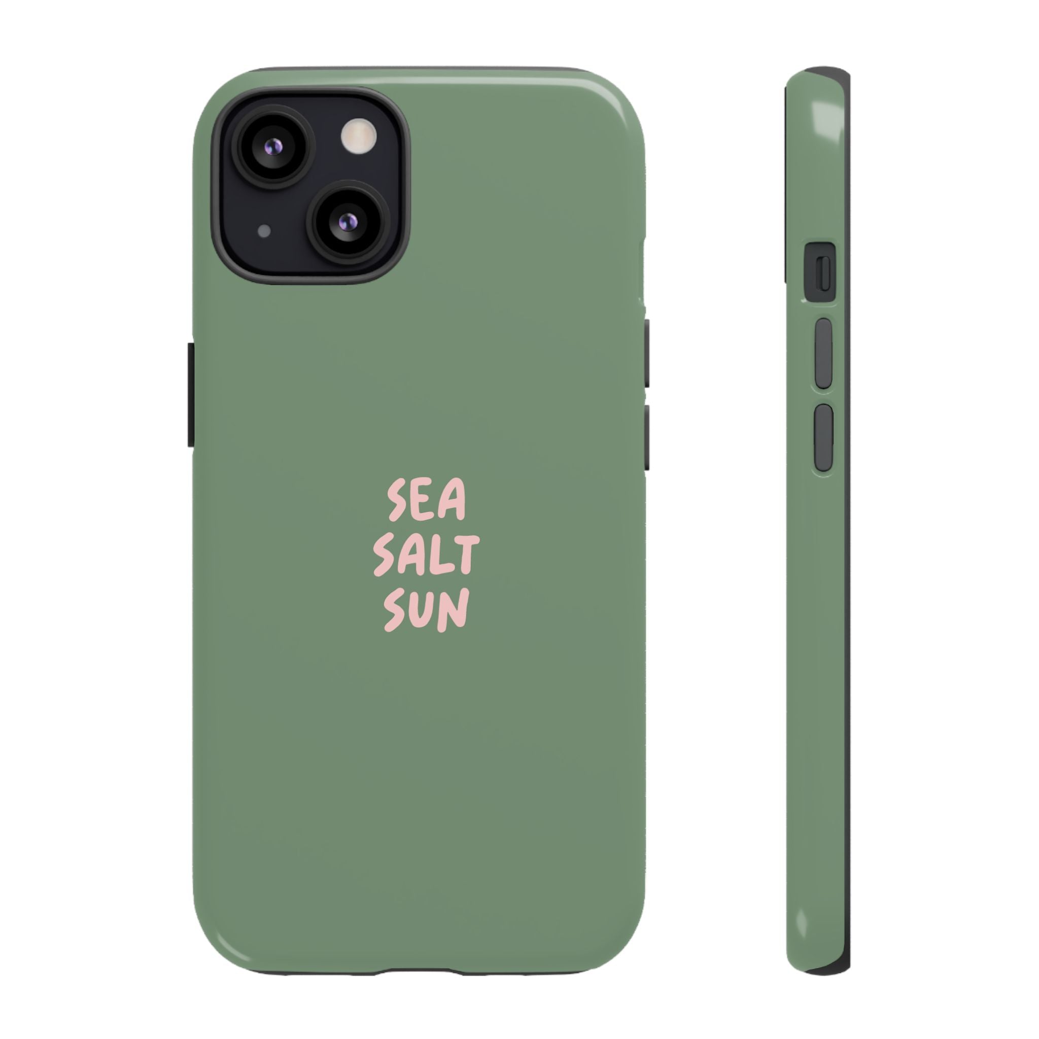 AUS - Phone Case Green color with custom text