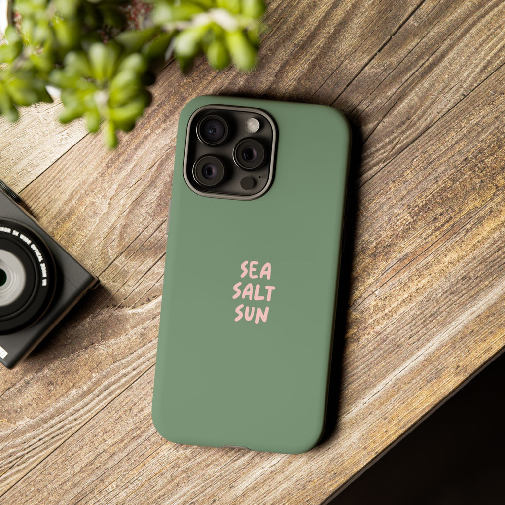 AUS - Phone Case Green color with custom text
