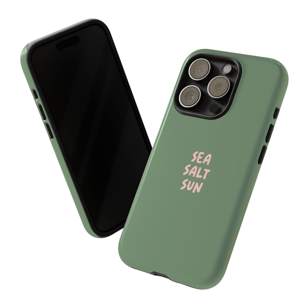 AUS - Phone Case Green color with custom text
