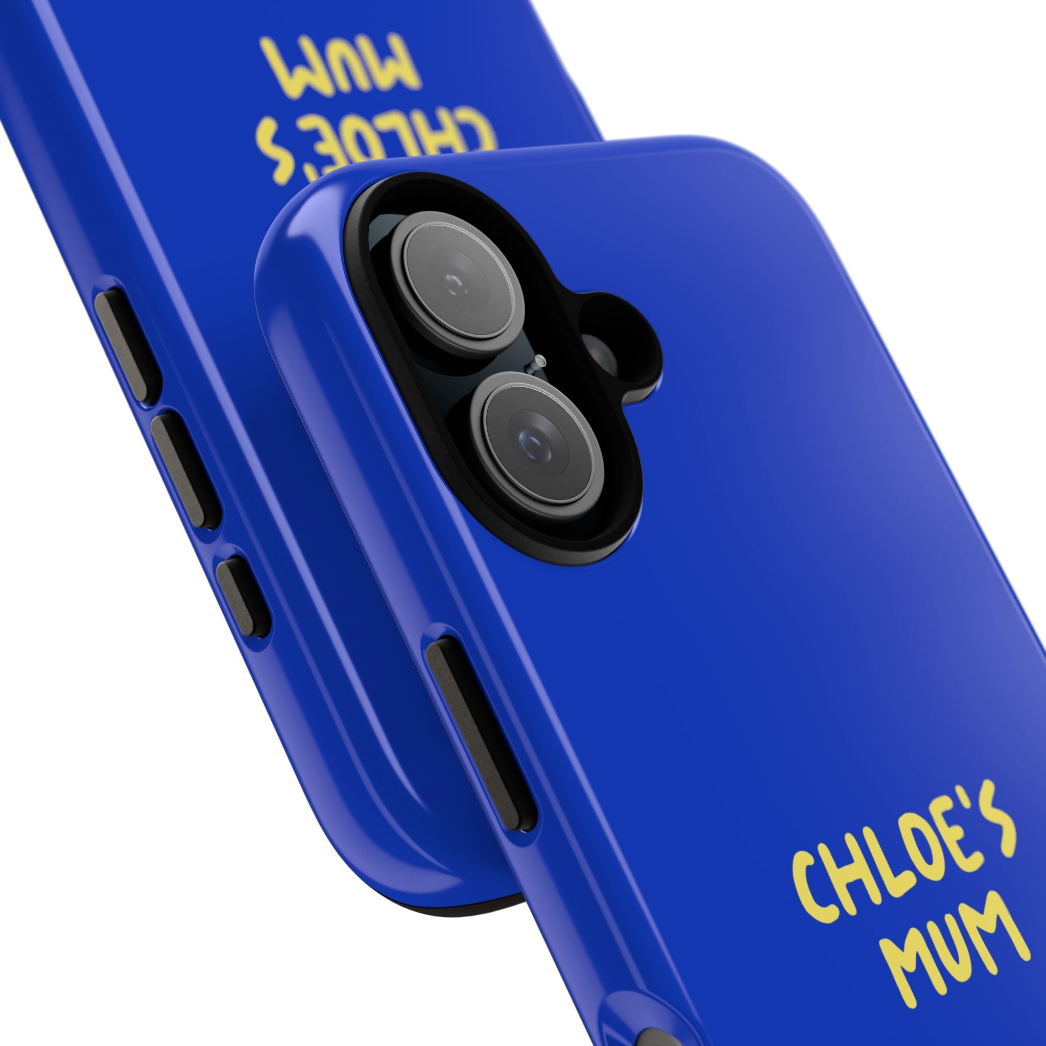 Phone Case Blue color with custom text
