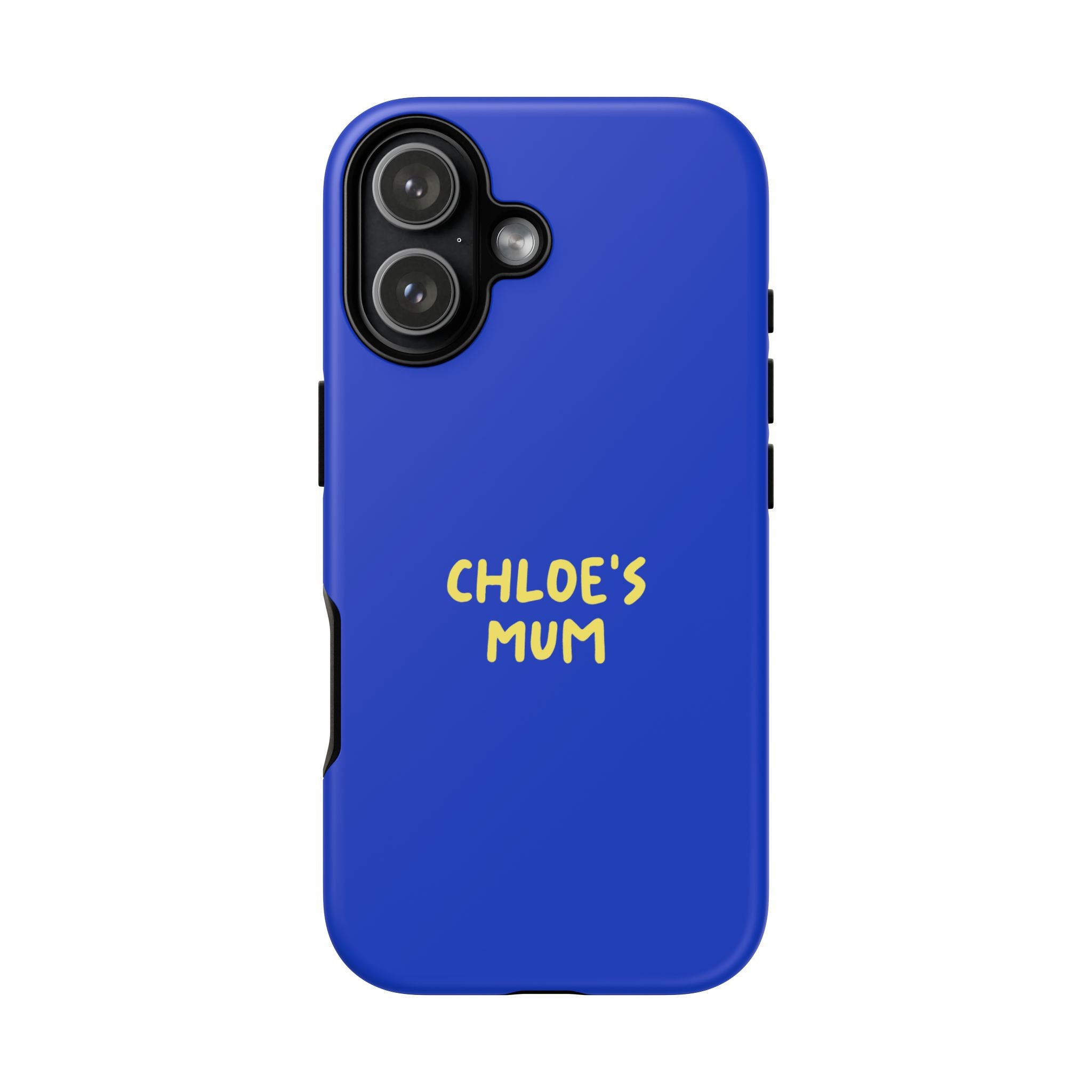 Phone Case Blue color with custom text