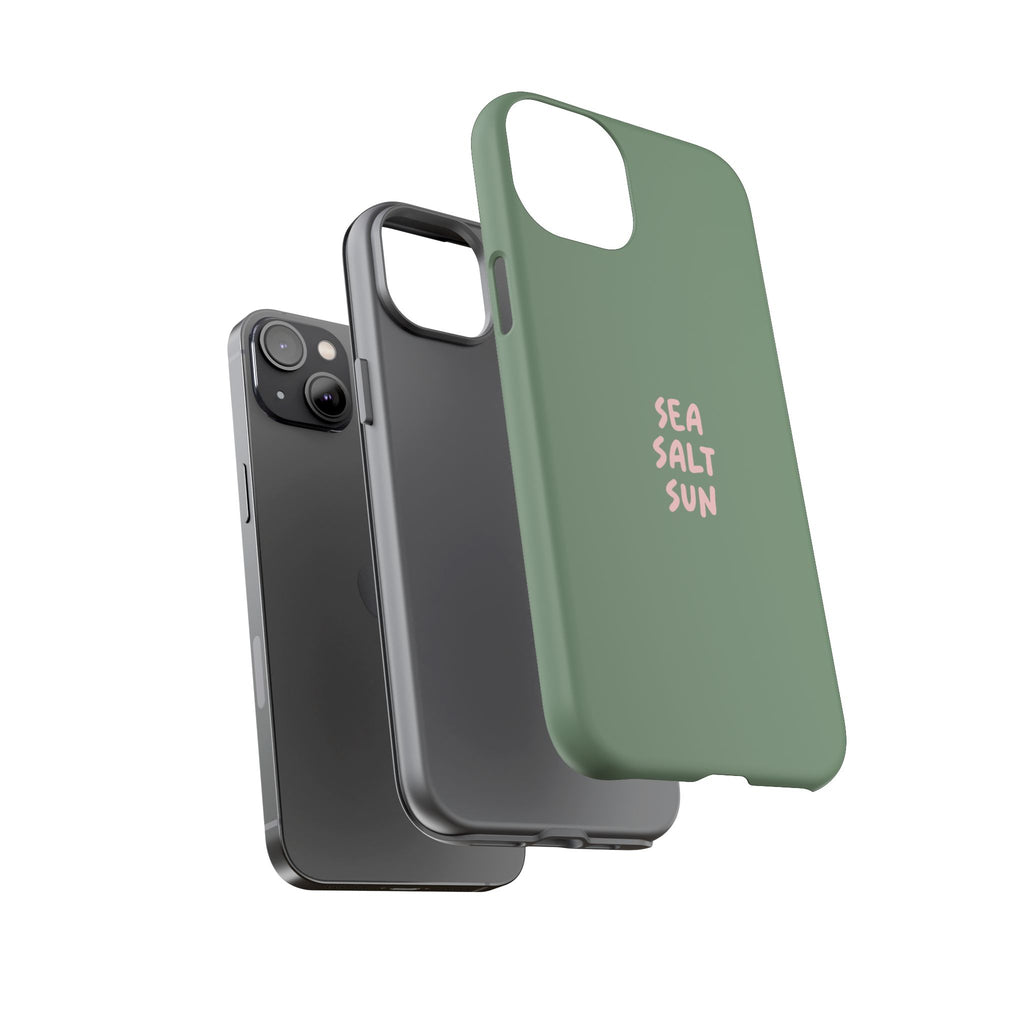 AUS - Phone Case Green color with custom text