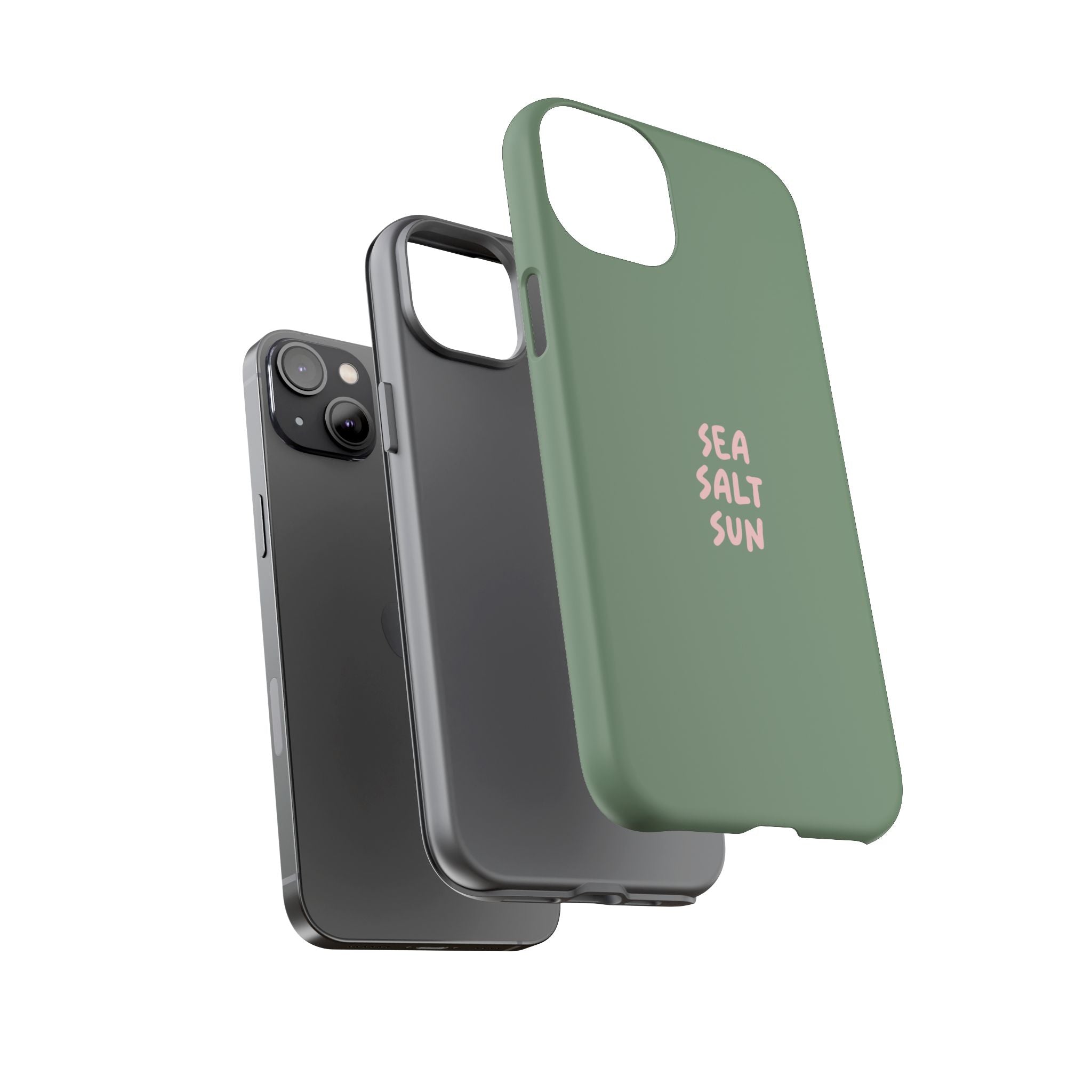AUS - Phone Case Green color with custom text
