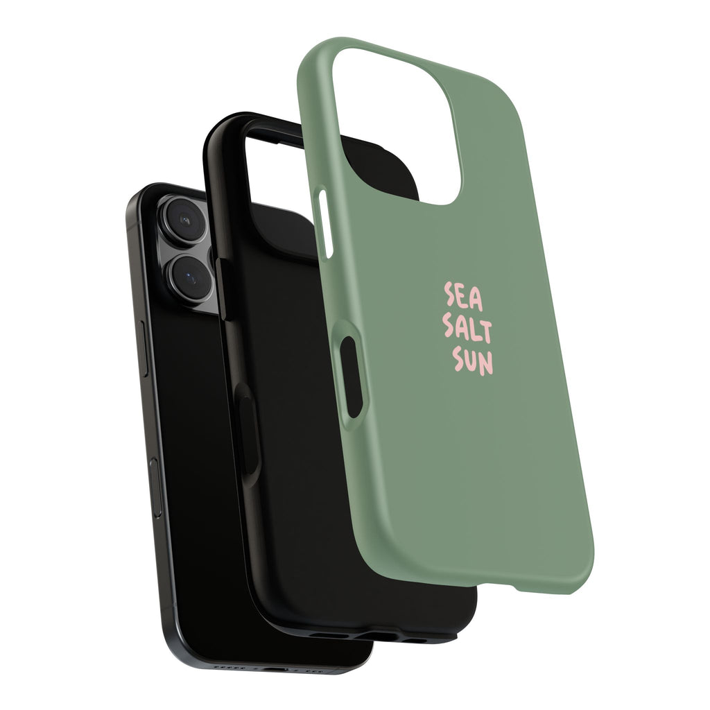 AUS - Phone Case Green color with custom text