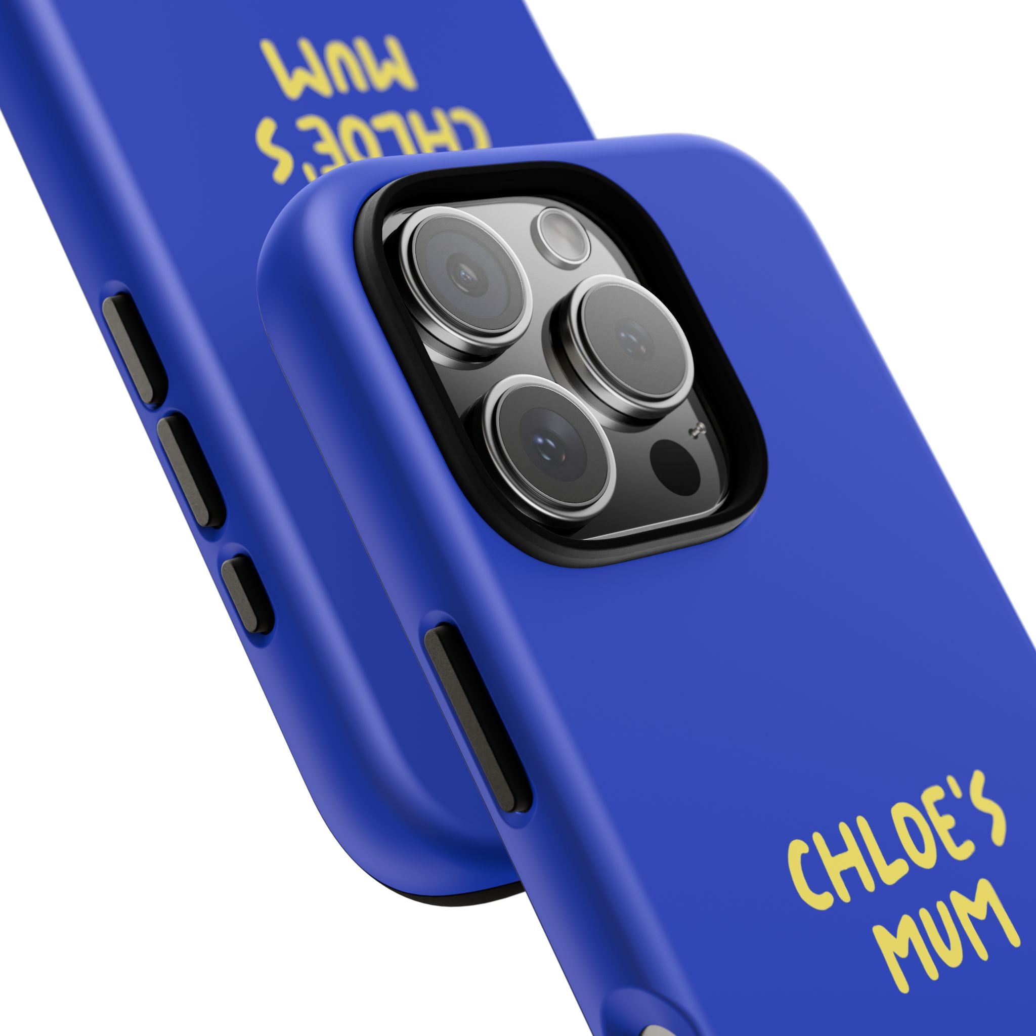Phone Case Blue color with custom text