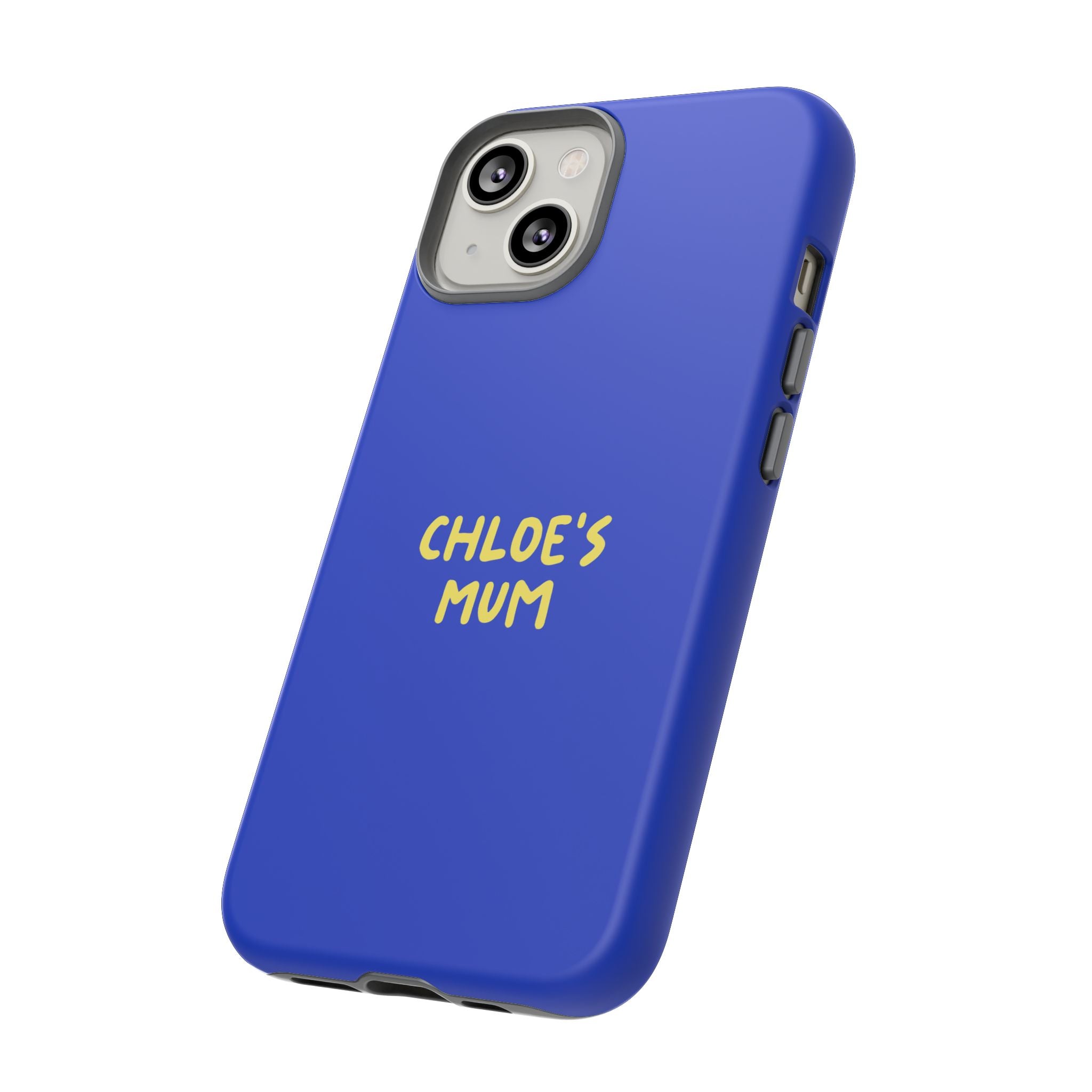 Phone Case Blue color with custom text