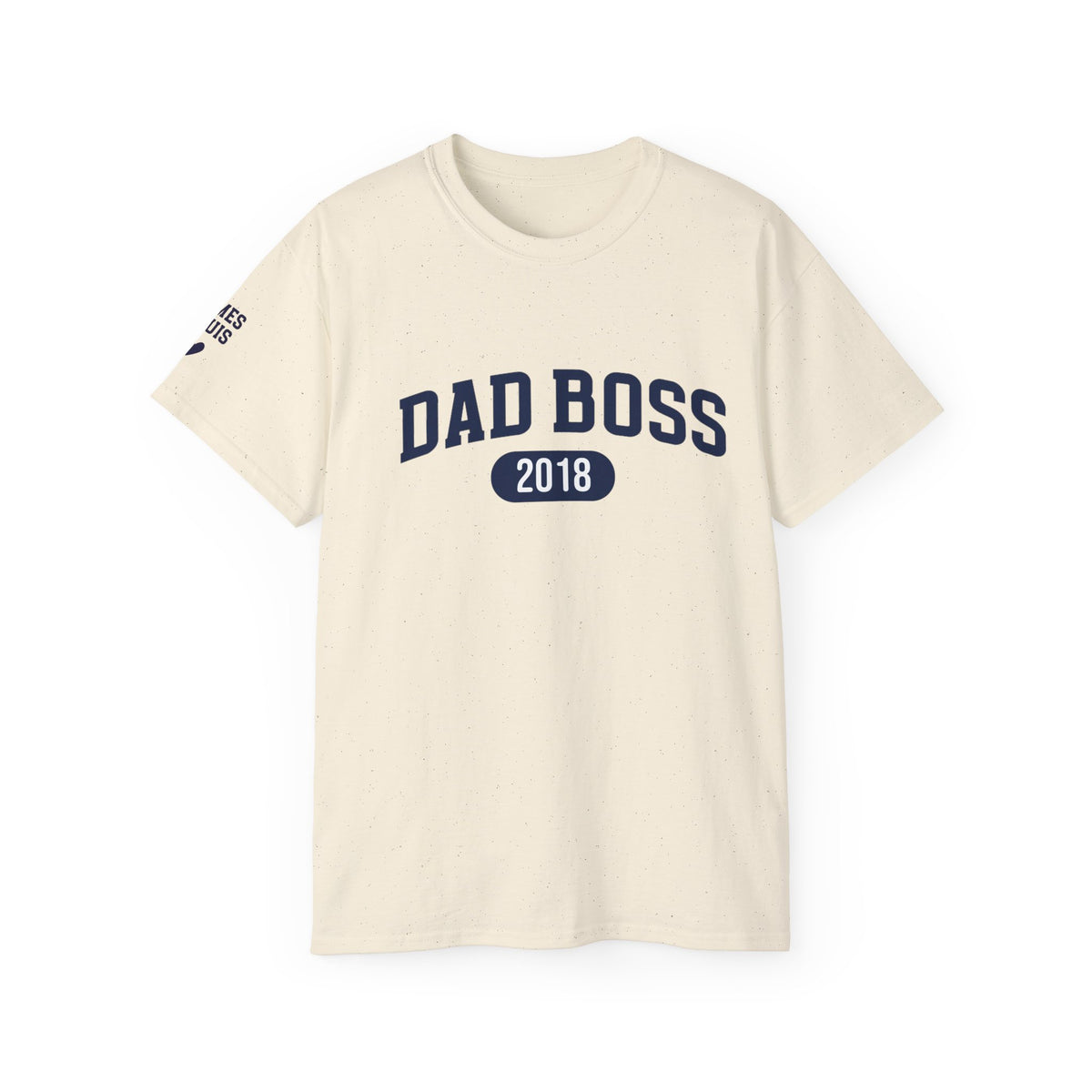 T-Shirt Dad Boss and first names personalized