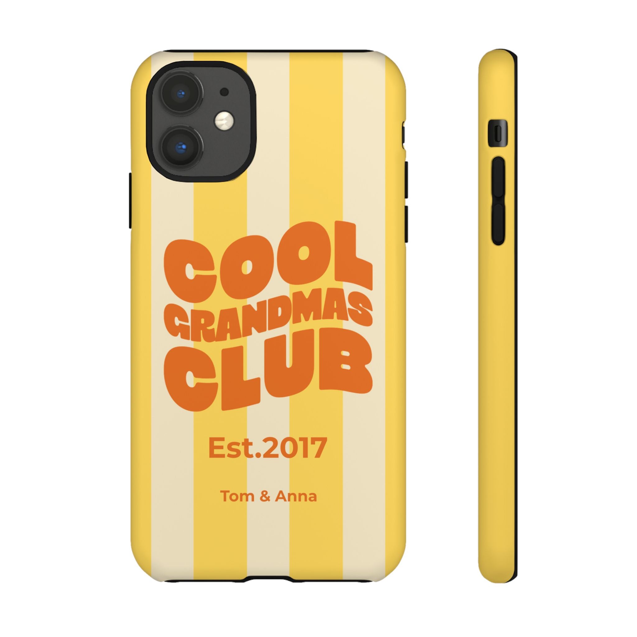 AUS - Phone Case Cool Grandmas Club & Names of children