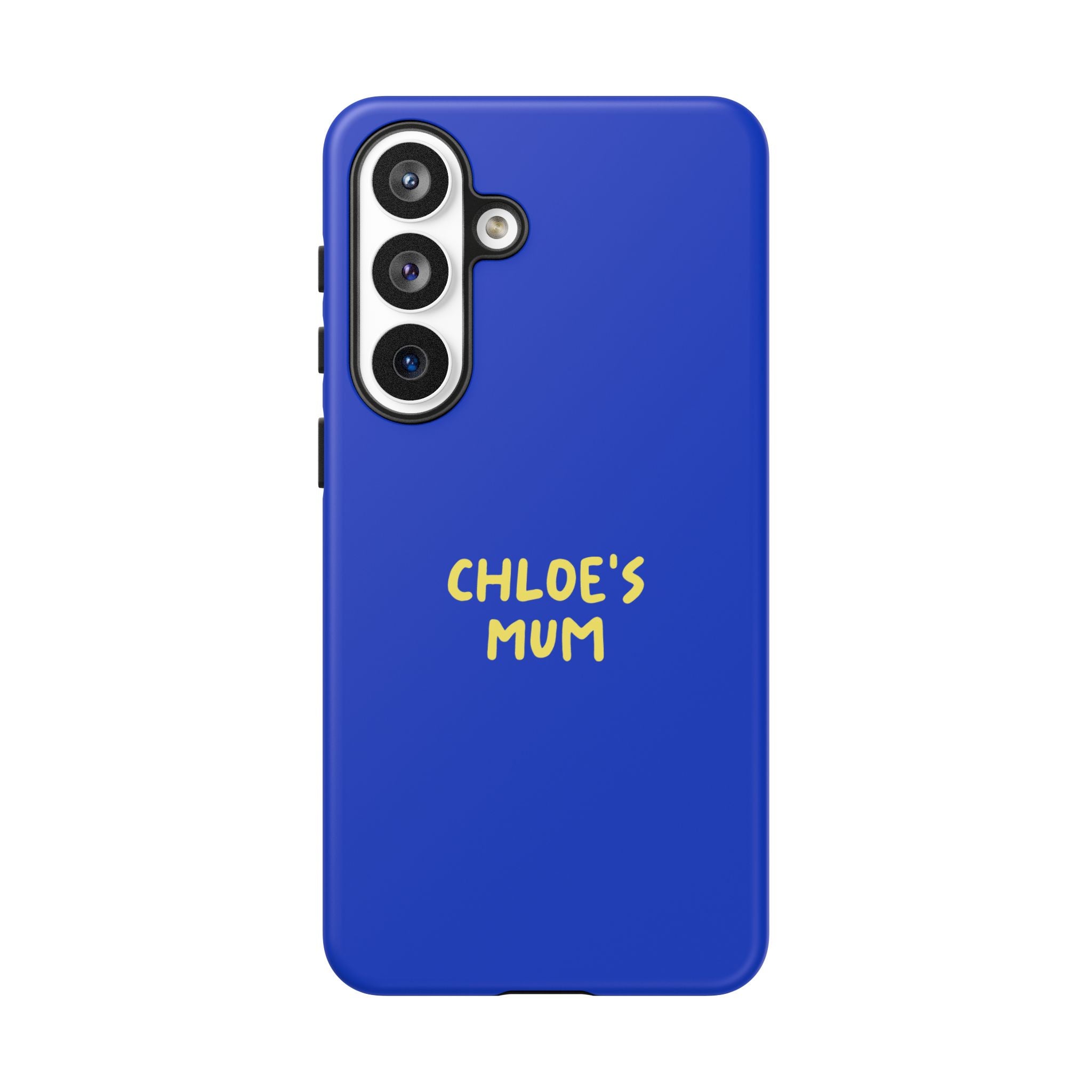 Phone Case Blue color with custom text