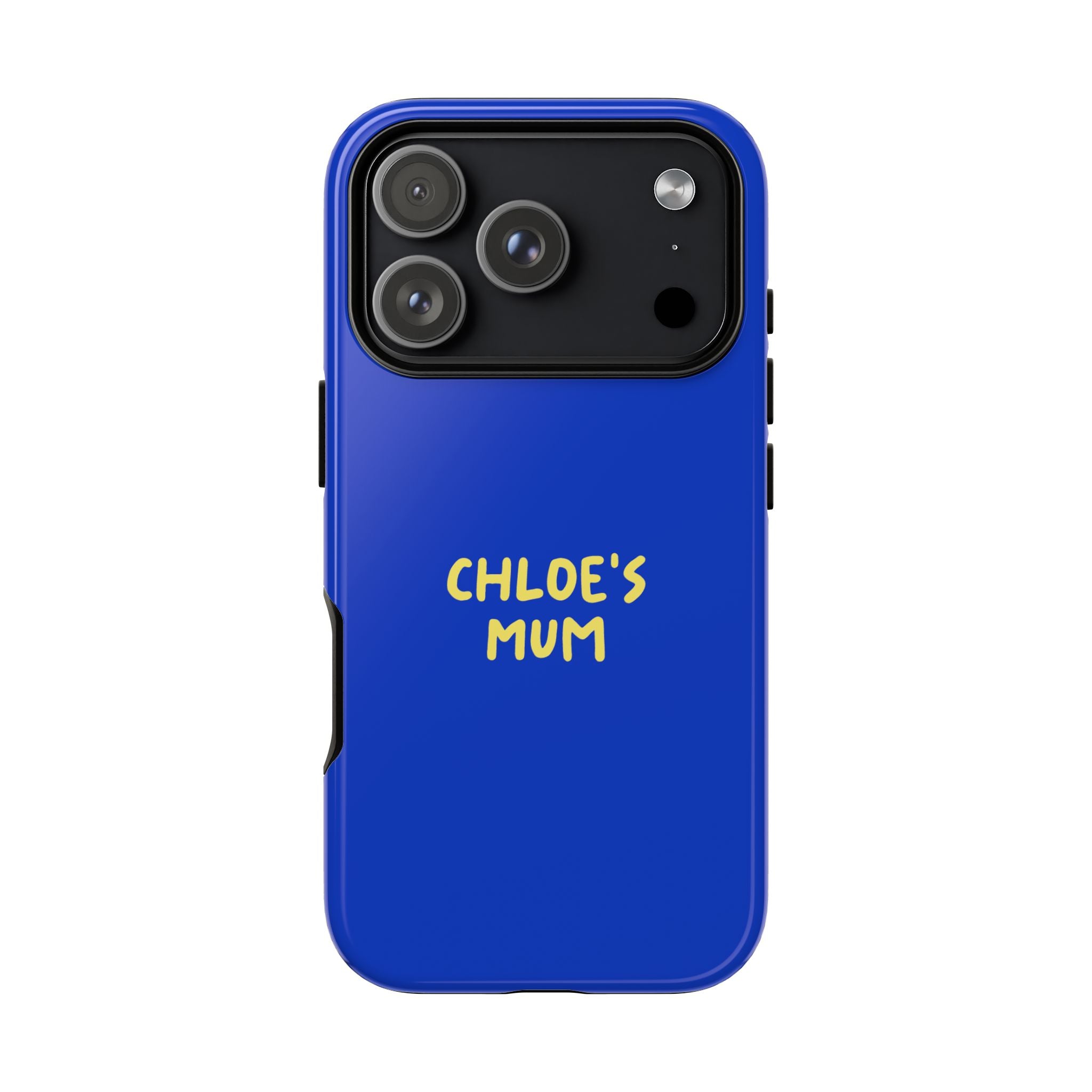Phone Case Blue color with custom text
