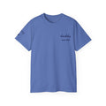 AUS - T-shirt Dad since date pinted on heart and first names on sleeve
