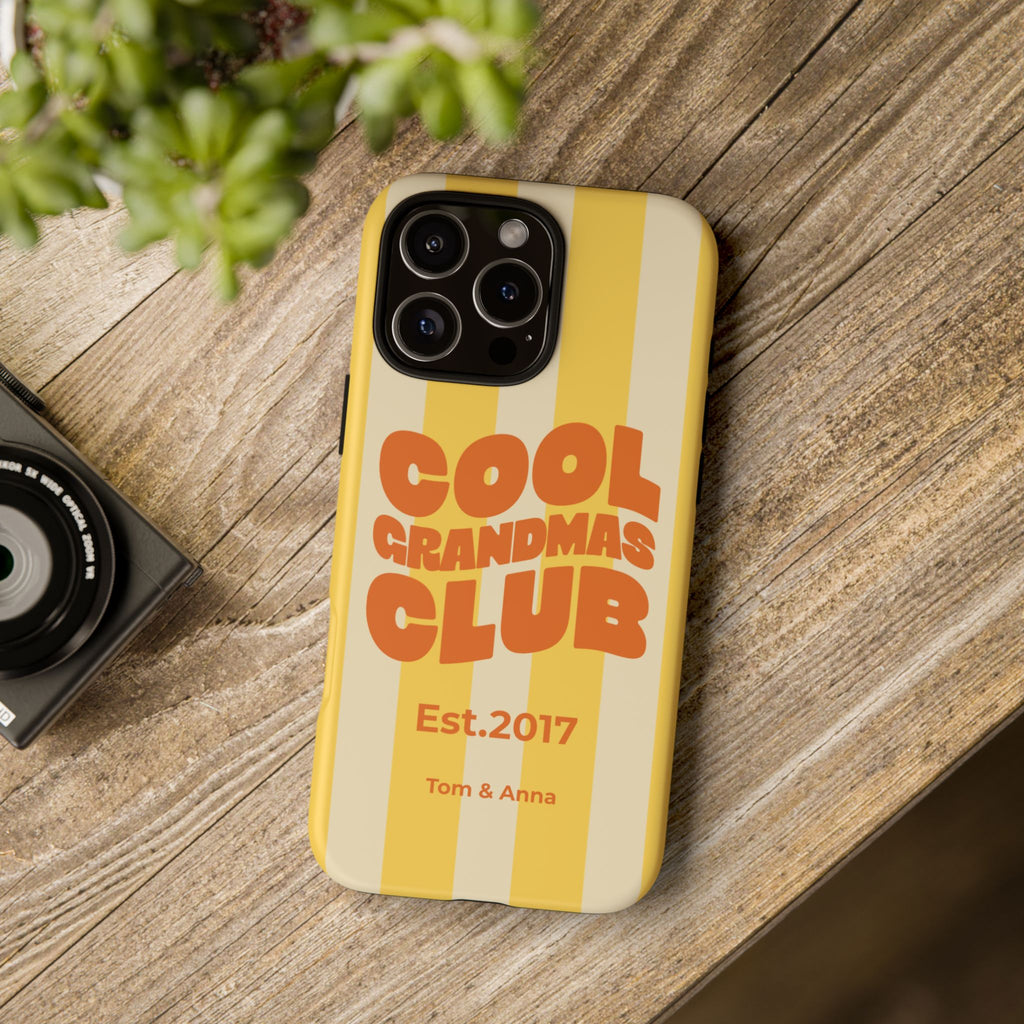 AUS - Phone Case Cool Grandmas Club & Names of children
