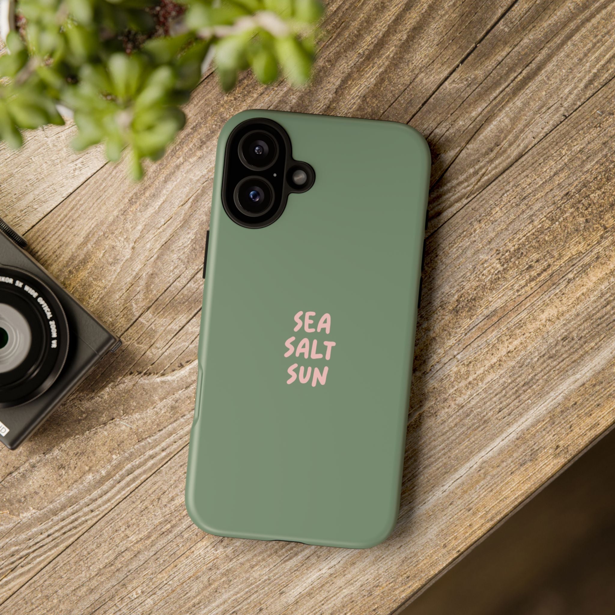 AUS - Phone Case Green color with custom text