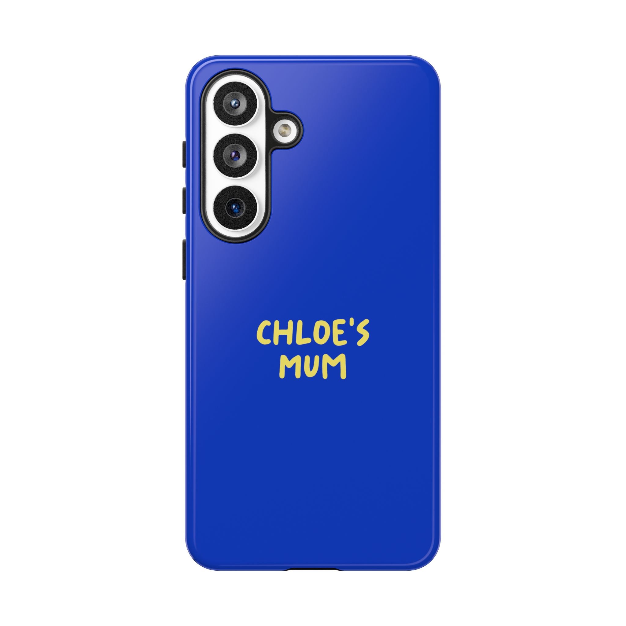 Phone Case Blue color with custom text