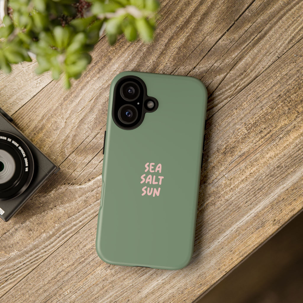 AUS - Phone Case Green color with custom text