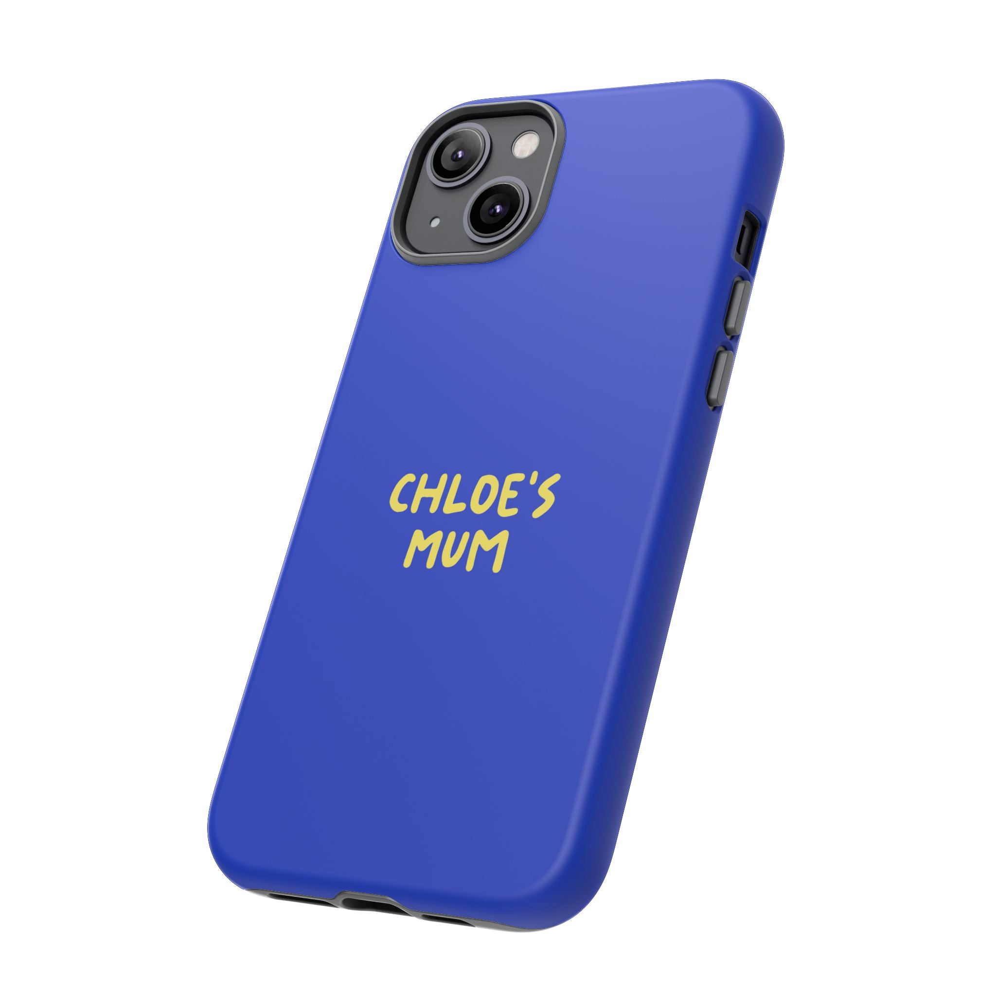 Phone Case Blue color with custom text