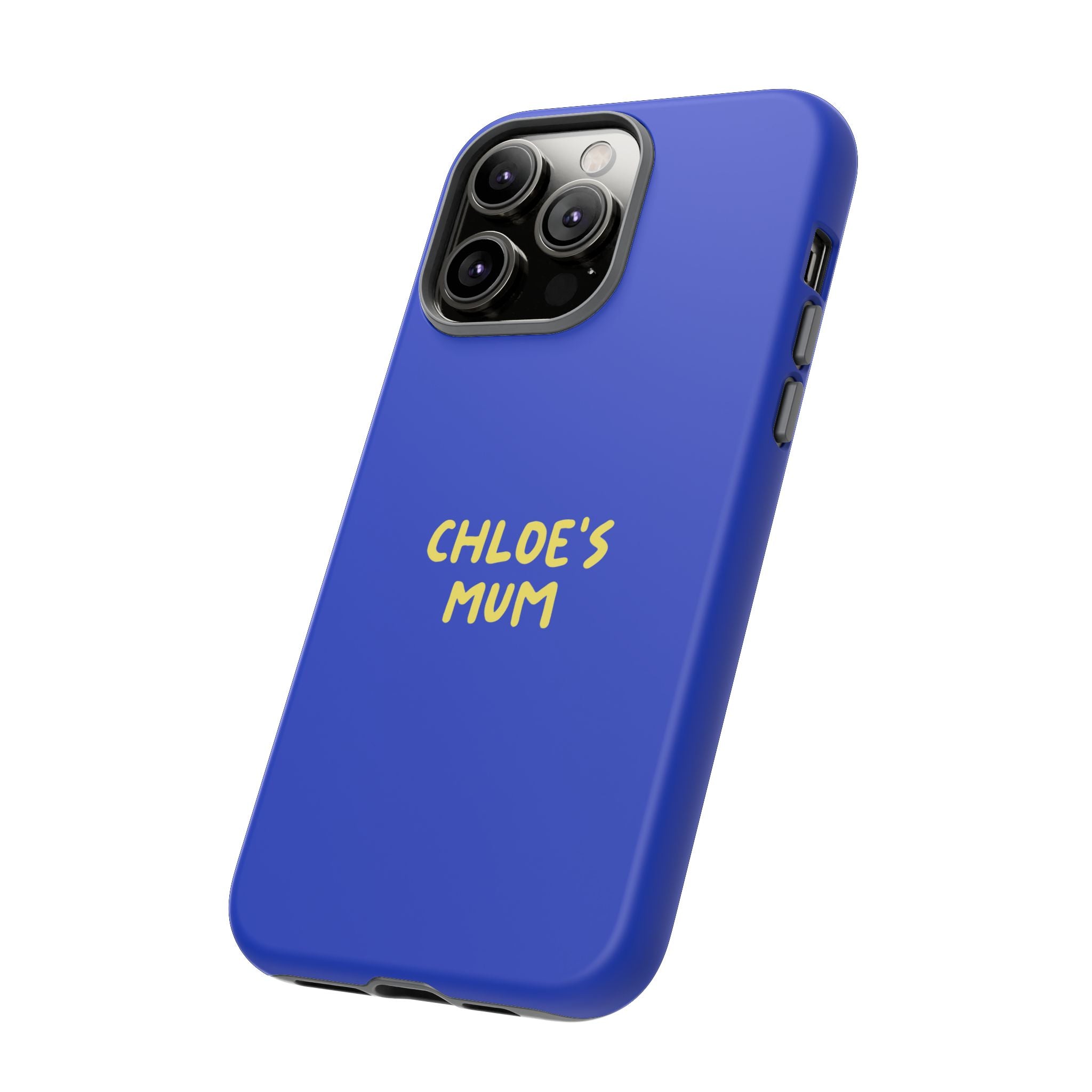Phone Case Blue color with custom text