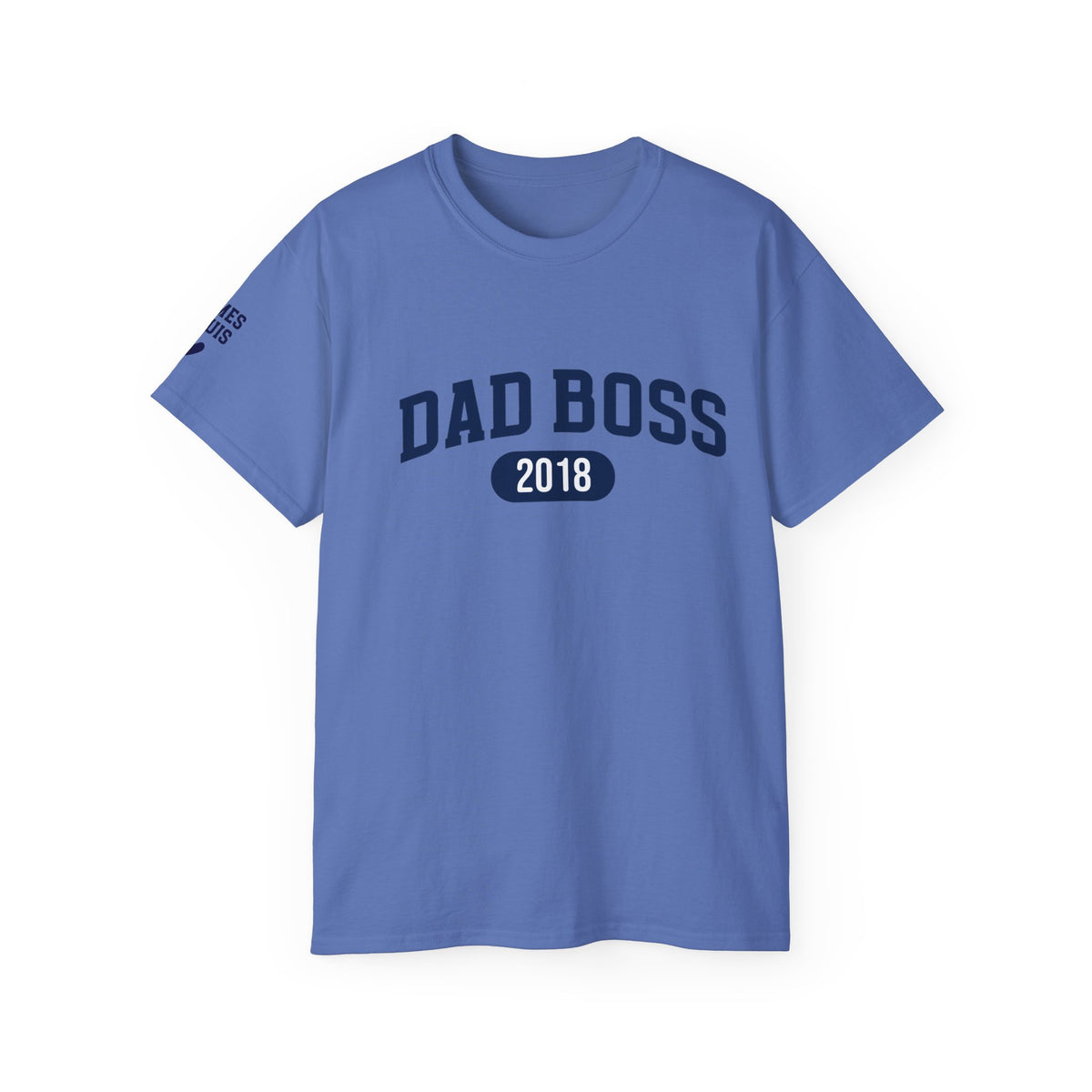 T-Shirt Dad Boss and first names personalized