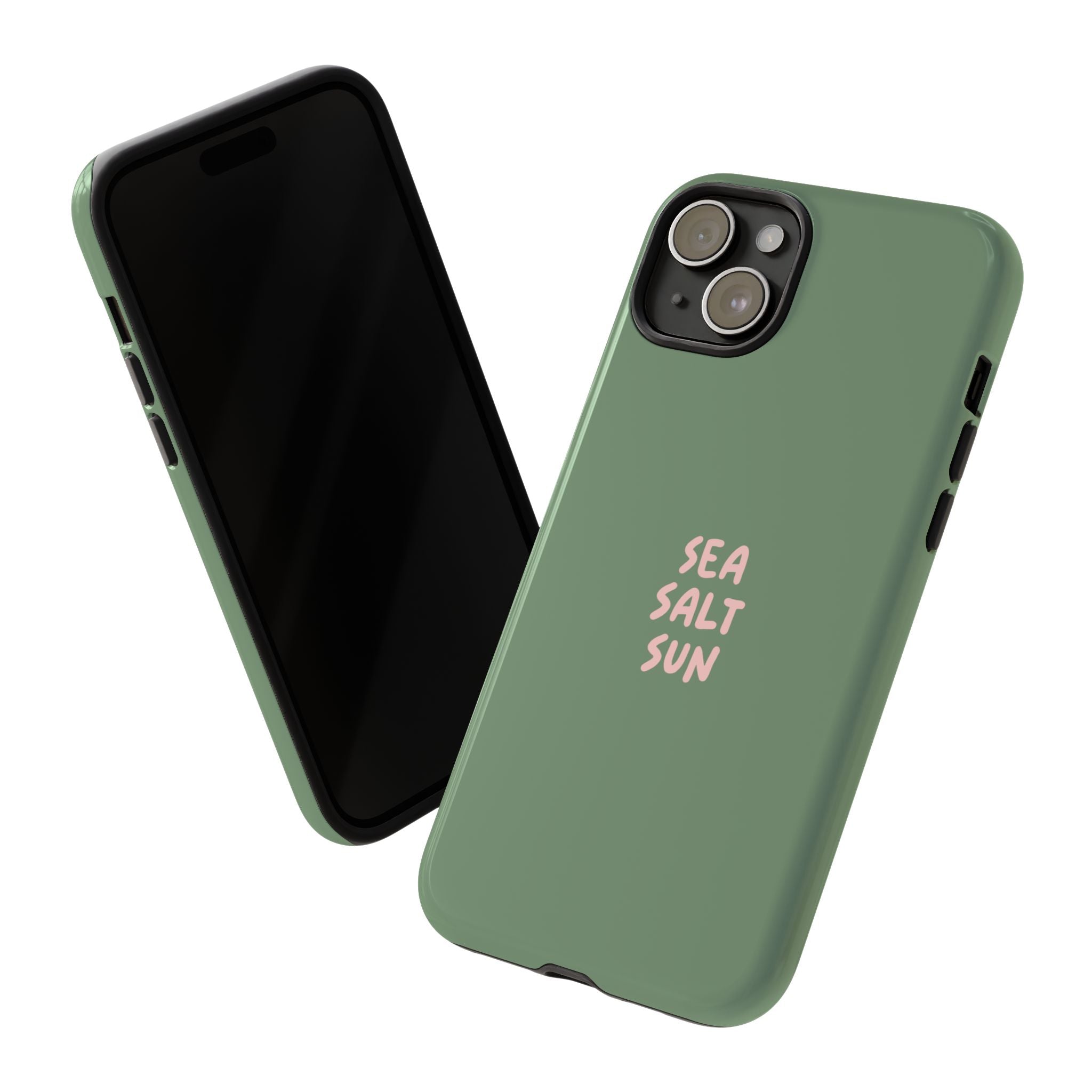 AUS - Phone Case Green color with custom text