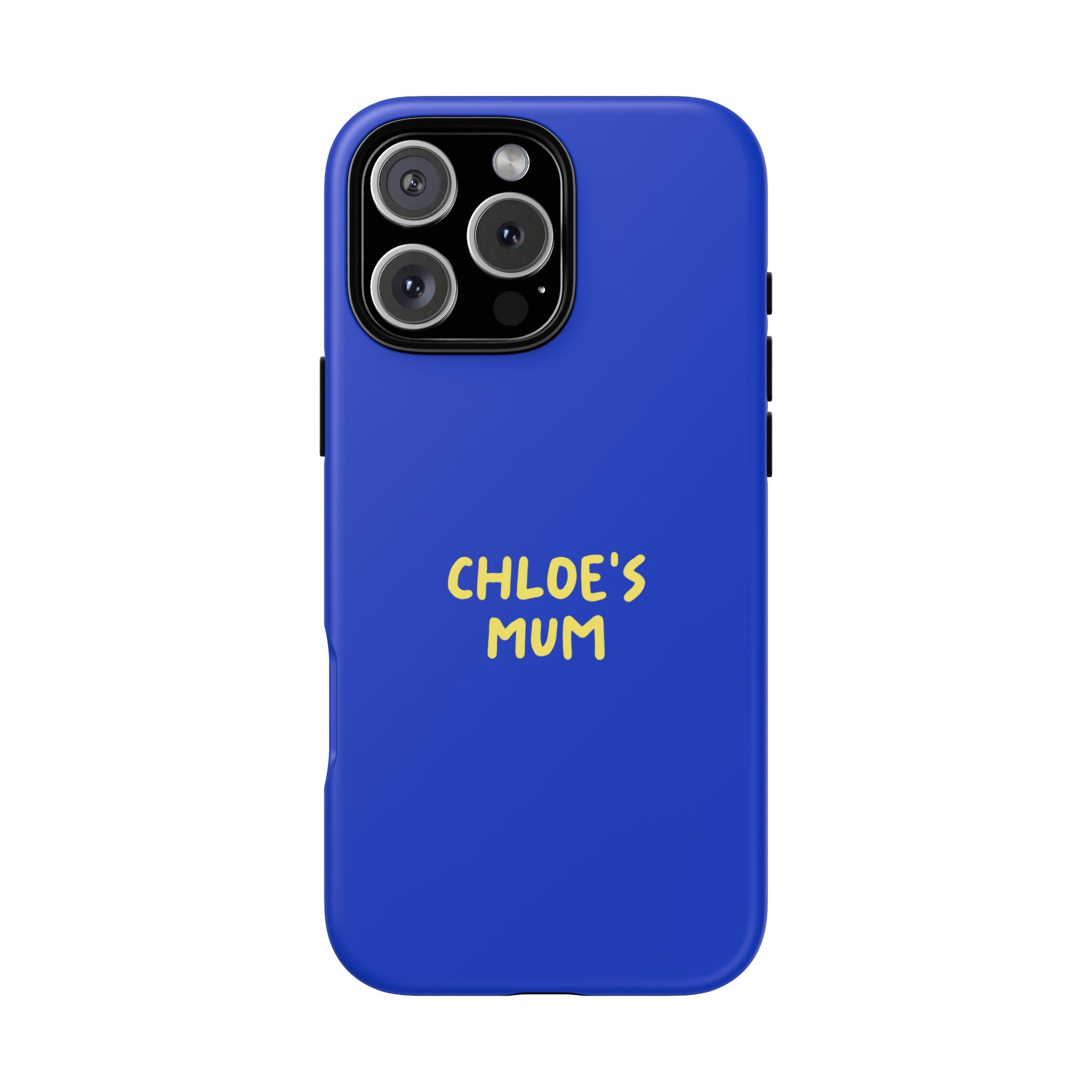 Phone Case Blue color with custom text