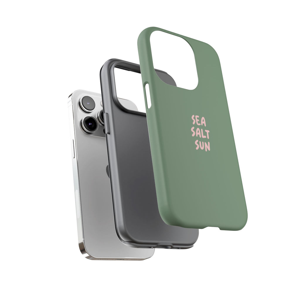 AUS - Phone Case Green color with custom text