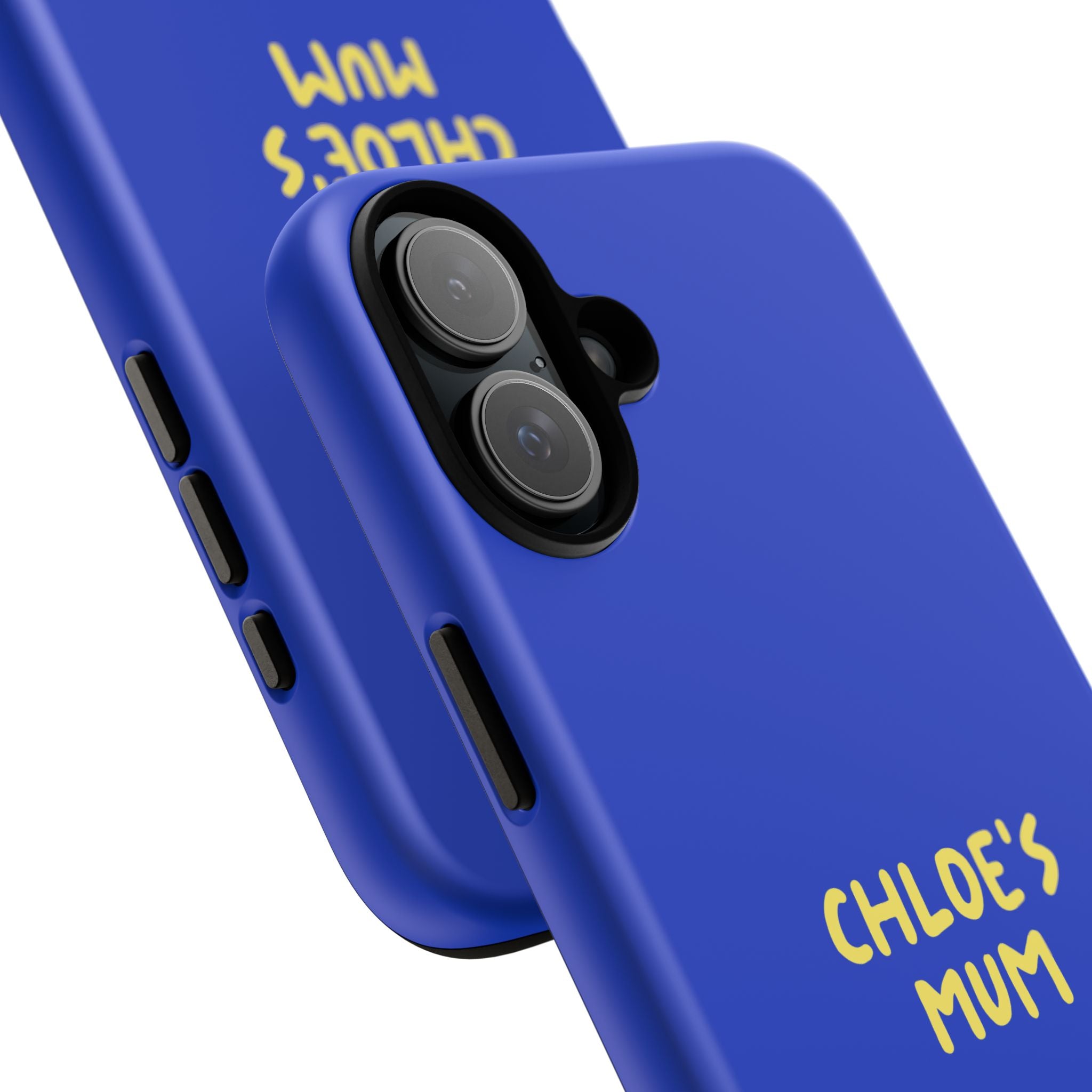 Phone Case Blue color with custom text
