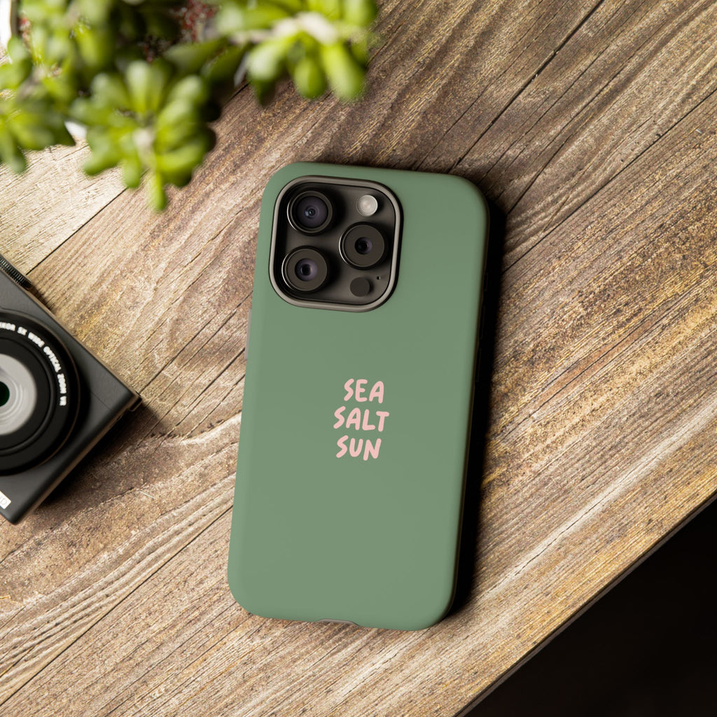 AUS - Phone Case Green color with custom text