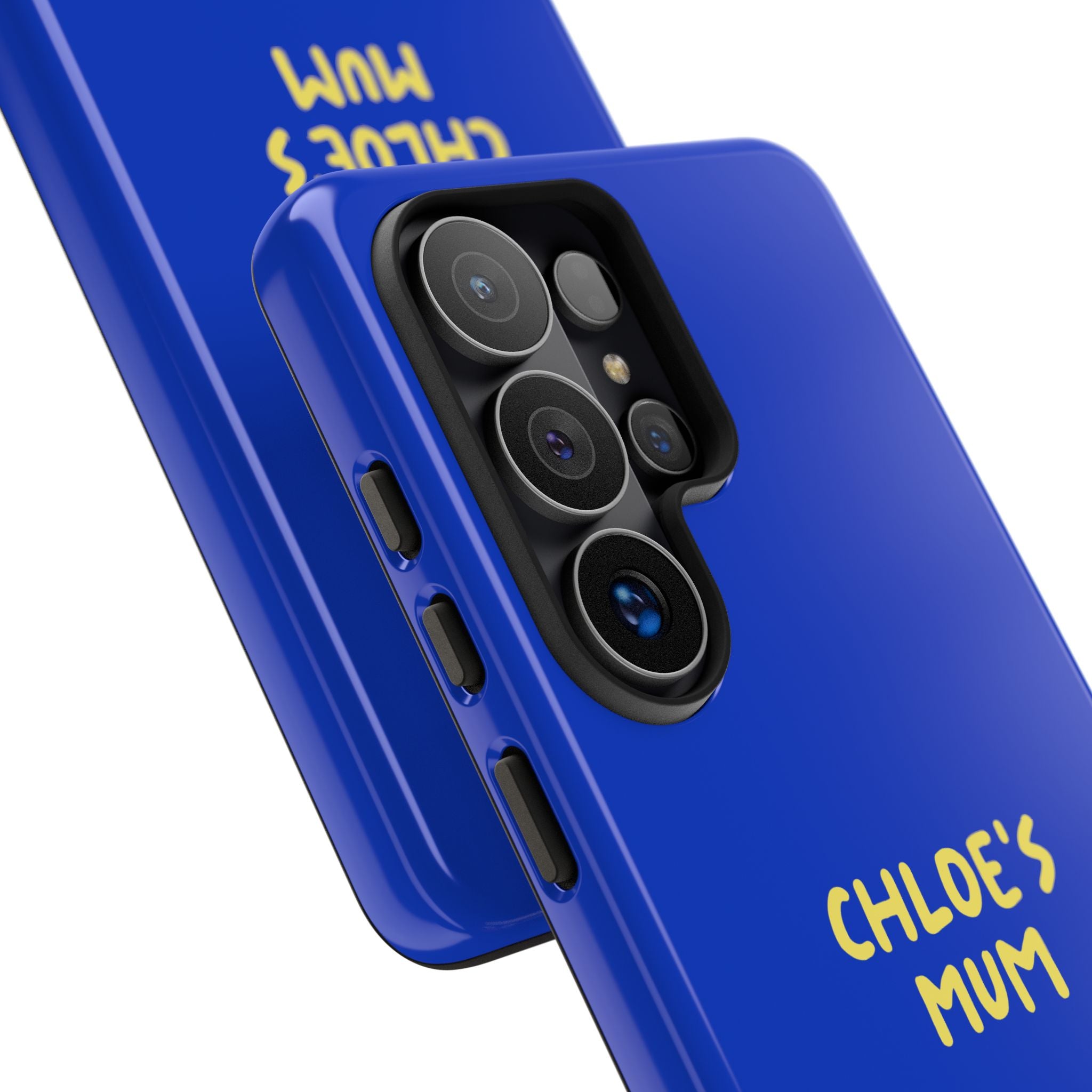 Phone Case Blue color with custom text