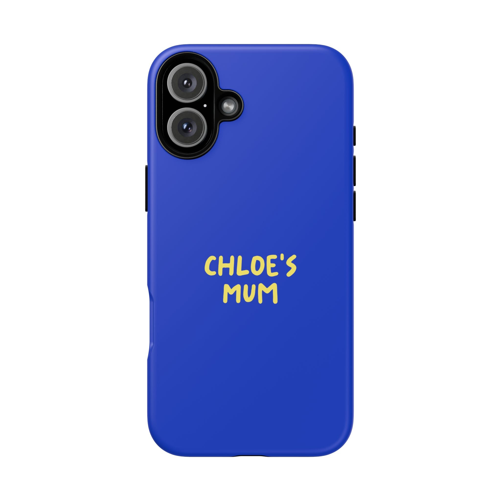 Phone Case Blue color with custom text