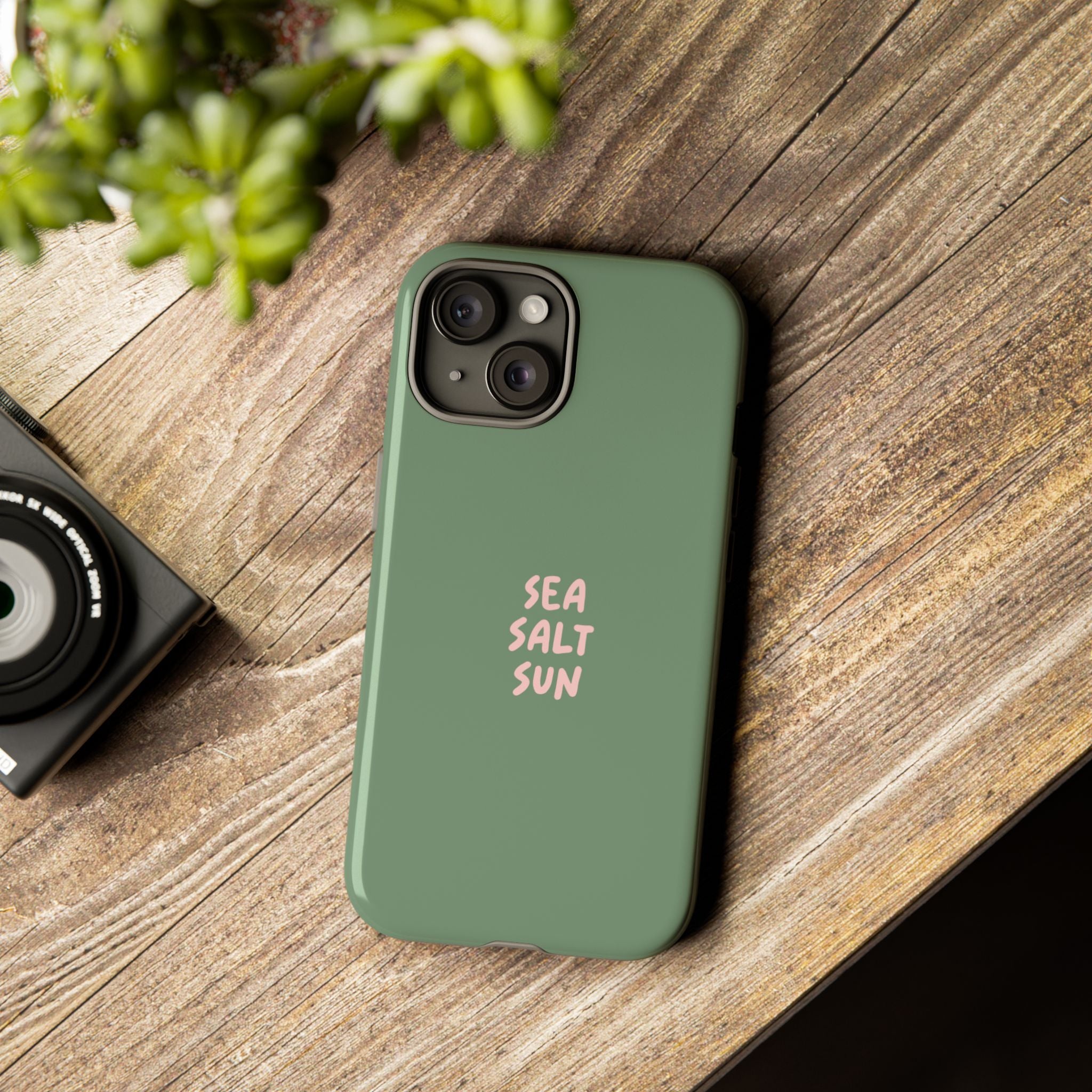 AUS - Phone Case Green color with custom text