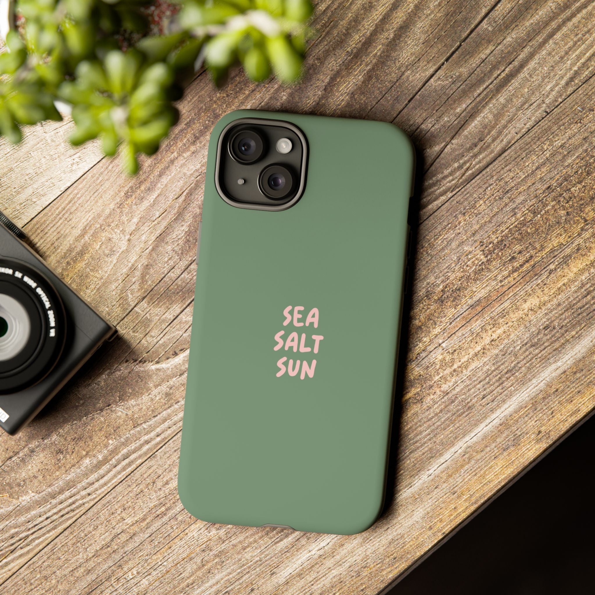 AUS - Phone Case Green color with custom text