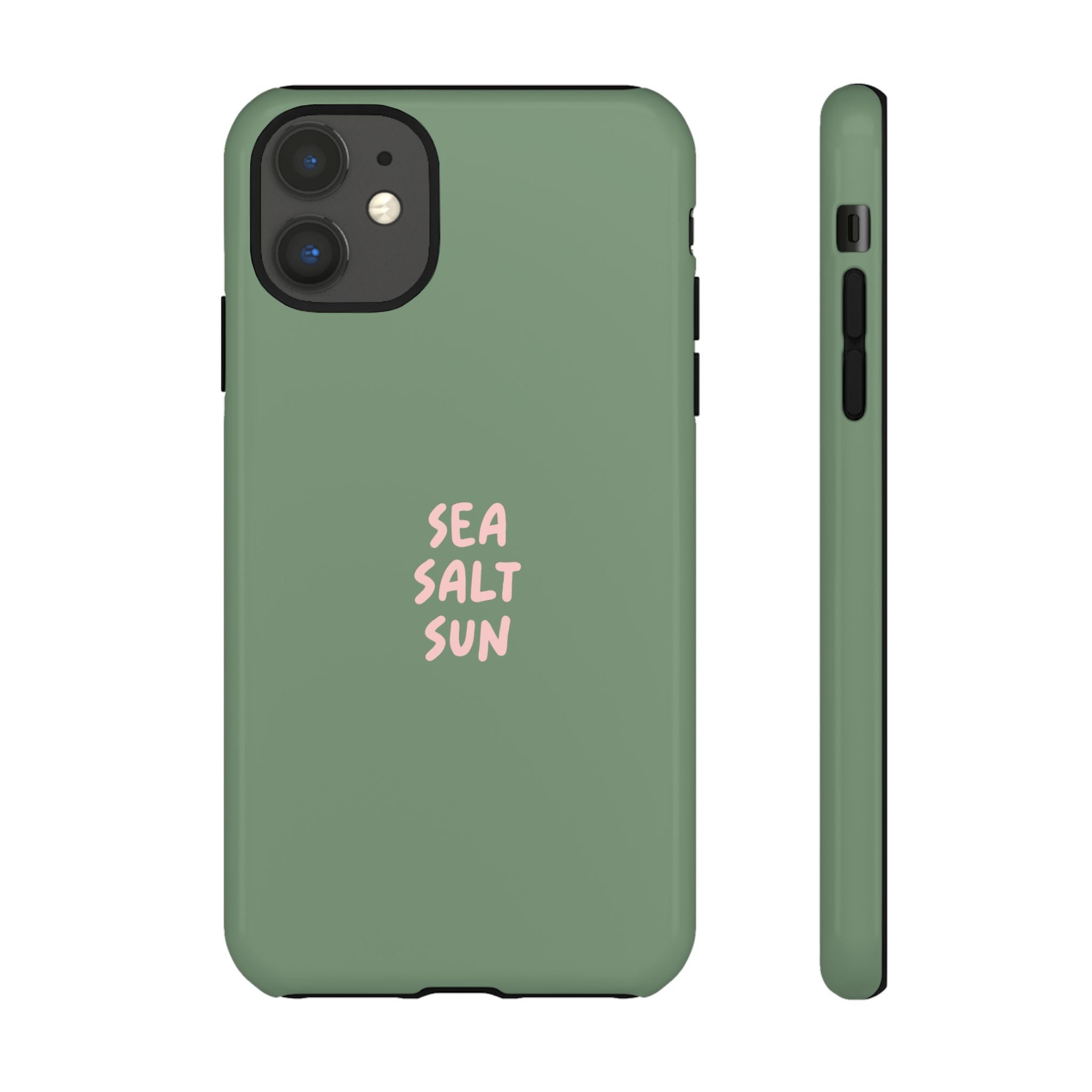 AUS - Phone Case Green color with custom text