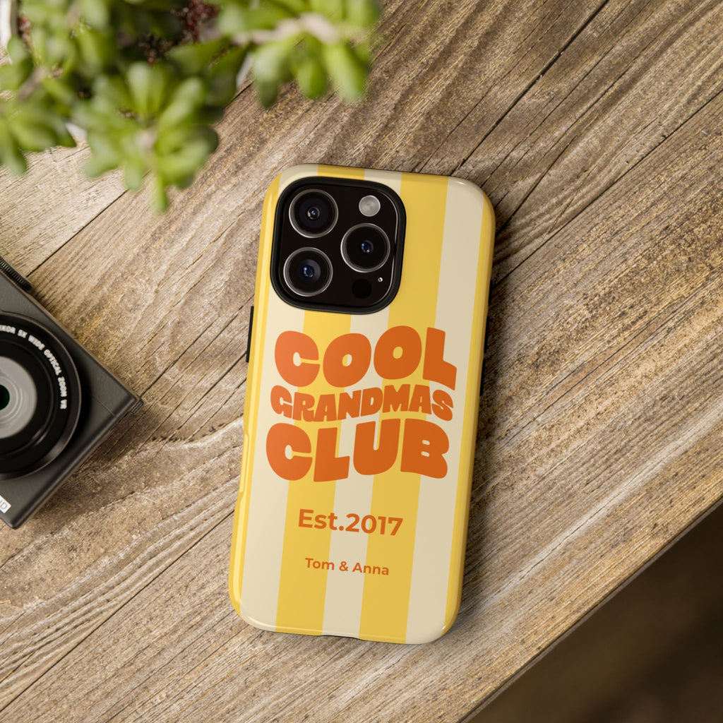 AUS - Phone Case Cool Grandmas Club & Names of children