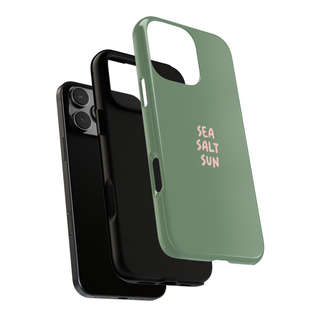 AUS - Phone Case Green color with custom text