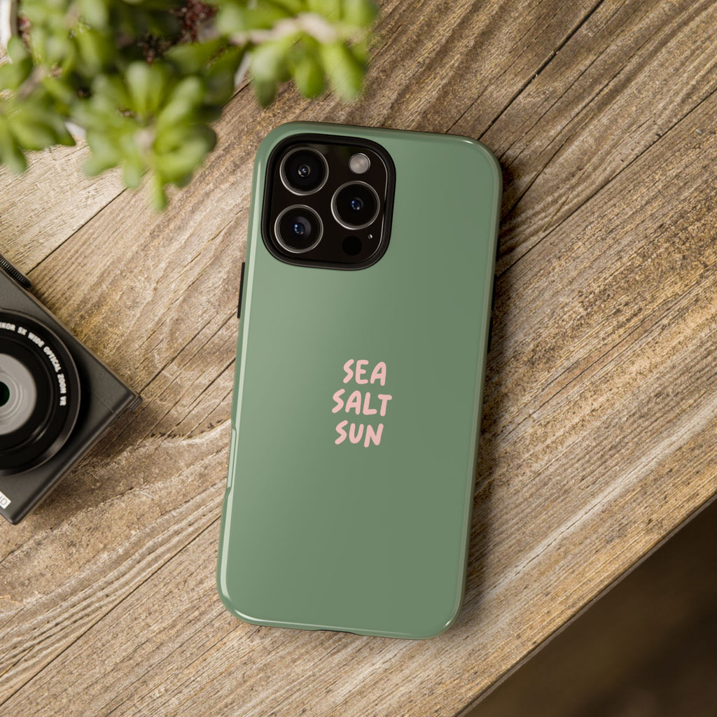 AUS - Phone Case Green color with custom text